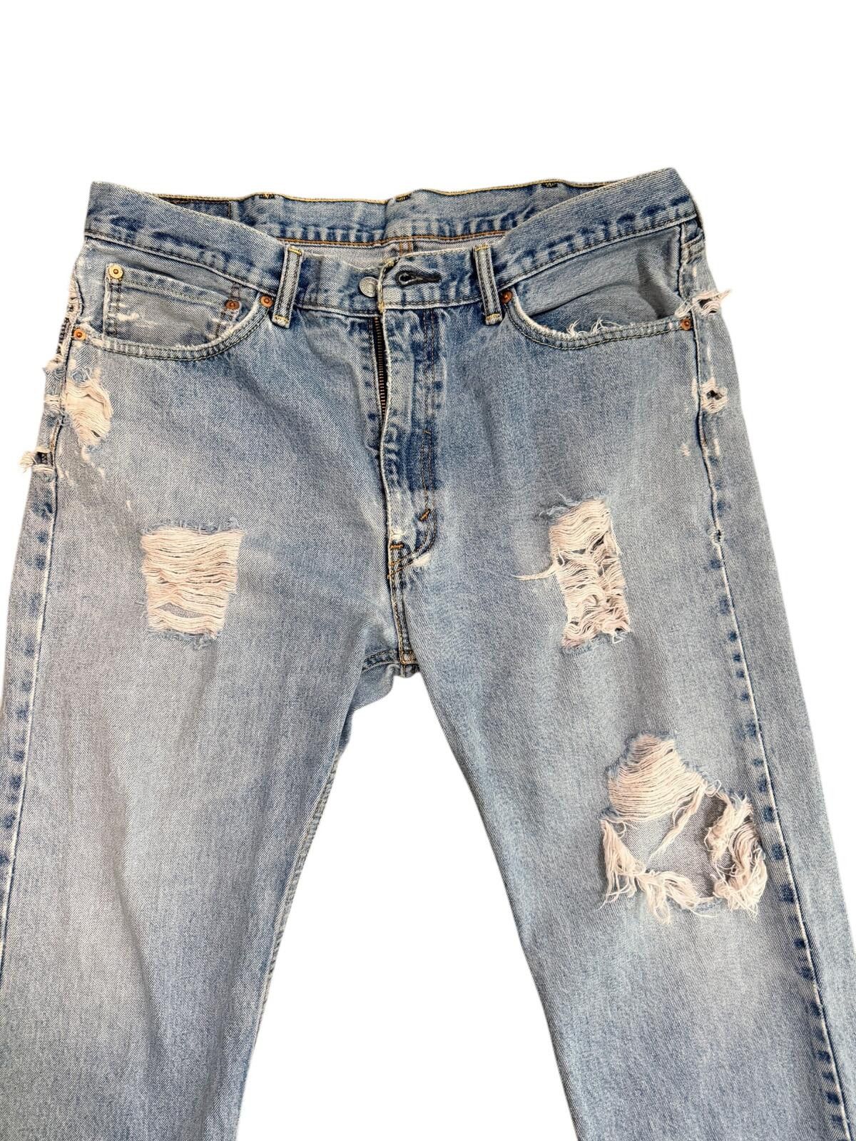 Other Levi's 505 Distressed Jeans Size 32x32 Size US 32 / EU 48 - 4 Thumbnail