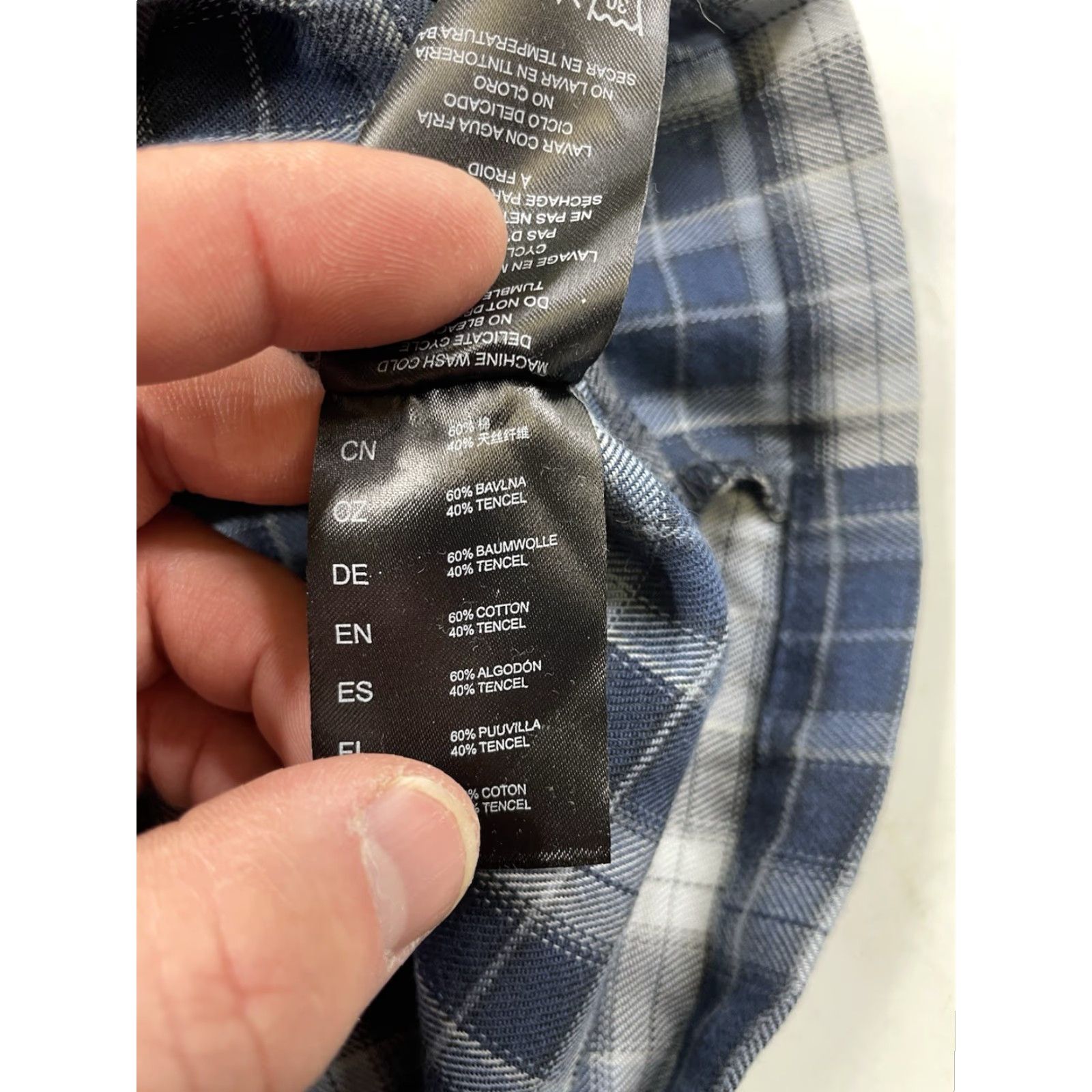 Vintage Kuhl Flannel Shirt Mens 2XL Blue Plaid Button-Up Pockets Long Sleeve Size US XXL / EU 58 / 5 - 6 Thumbnail