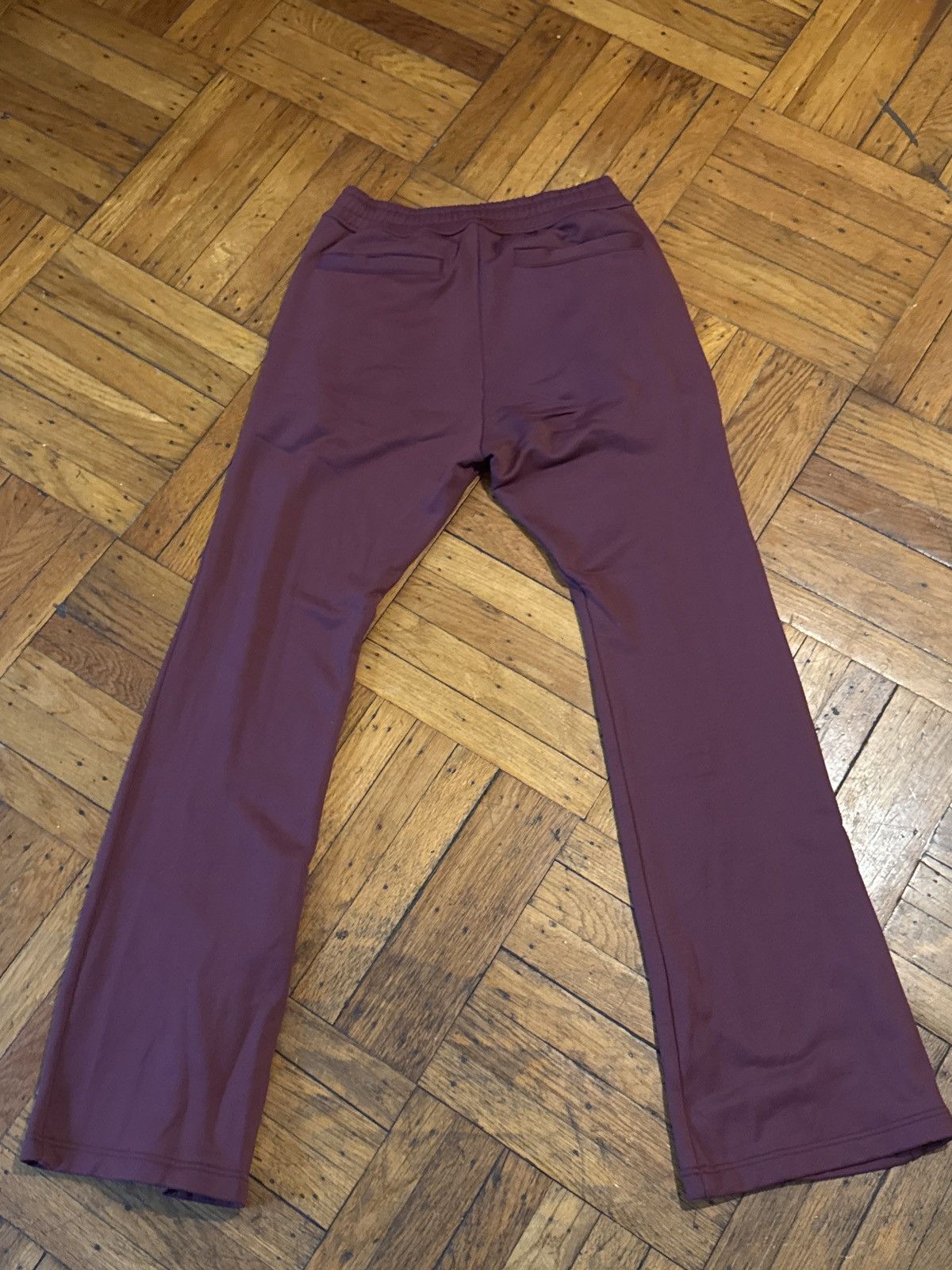 Diesel Maroon Diesel Flare Sweatpants Size US 30 / EU 46 - 2 Thumbnail