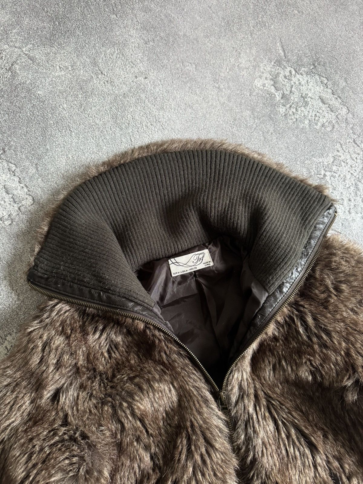 Hysteric Glamour × If Six Was Nine Rare M Faux Fur jacket bomber coat y2K Avantgarde L.G.B. 90s Size M / US 6-8 / IT 42-44 - 10 Thumbnail