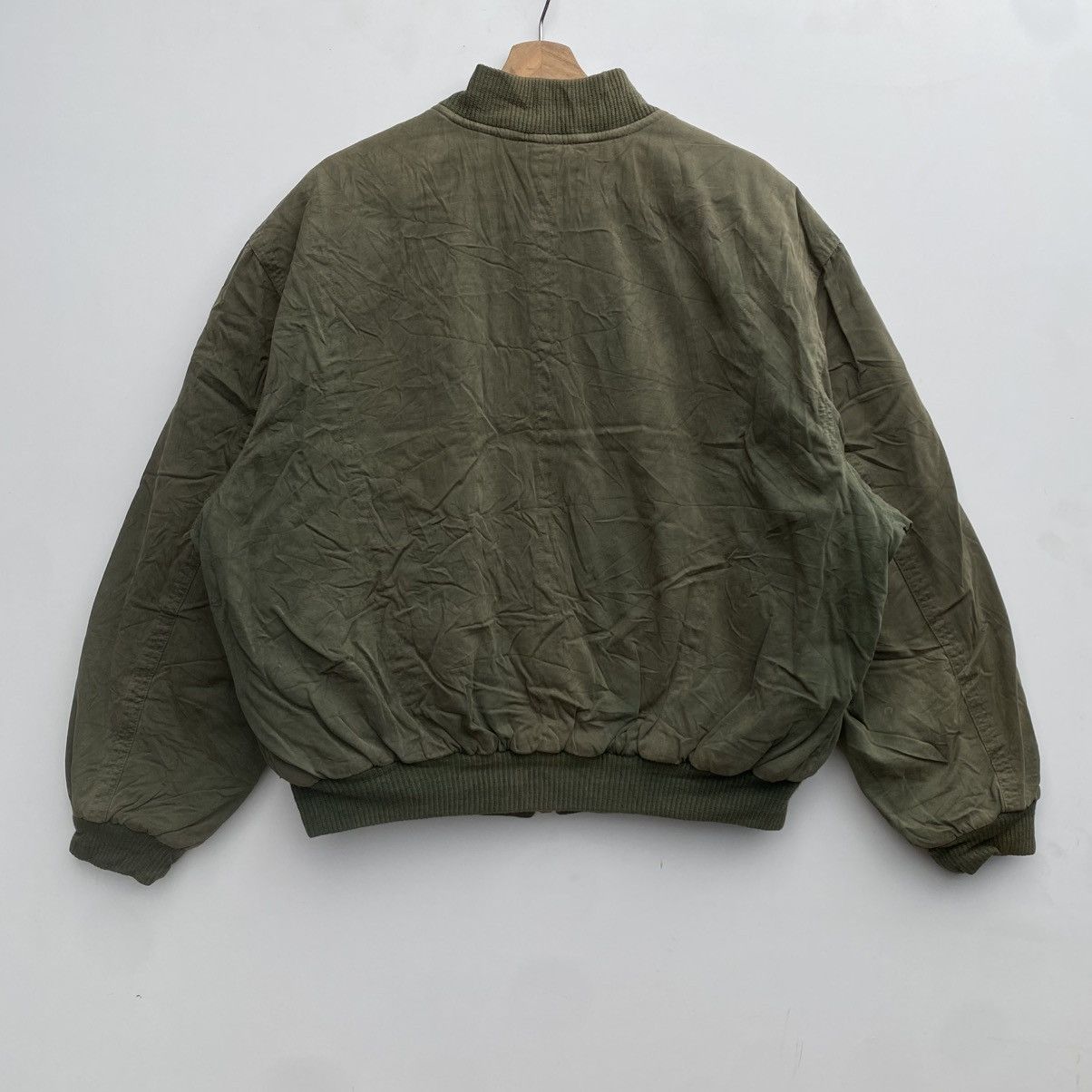 Hugo Boss × Vintage Vintage HUGO BOSS ‘MIRO’ Military Style Bomber Jacket Luxury Size US M / EU 48-50 / 2 - 5 Thumbnail
