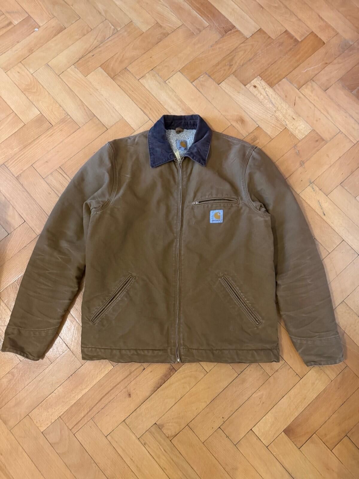 Carhartt Carhartt Detroit Jacket Sherpa Brown Sz M Size US M / EU 48-50 / 2 - 1 Thumbnail