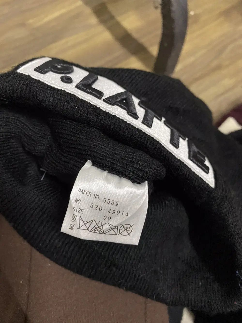 Vintage P.Latte Spellout Beanie Hat Size ONE SIZE - 5 Thumbnail