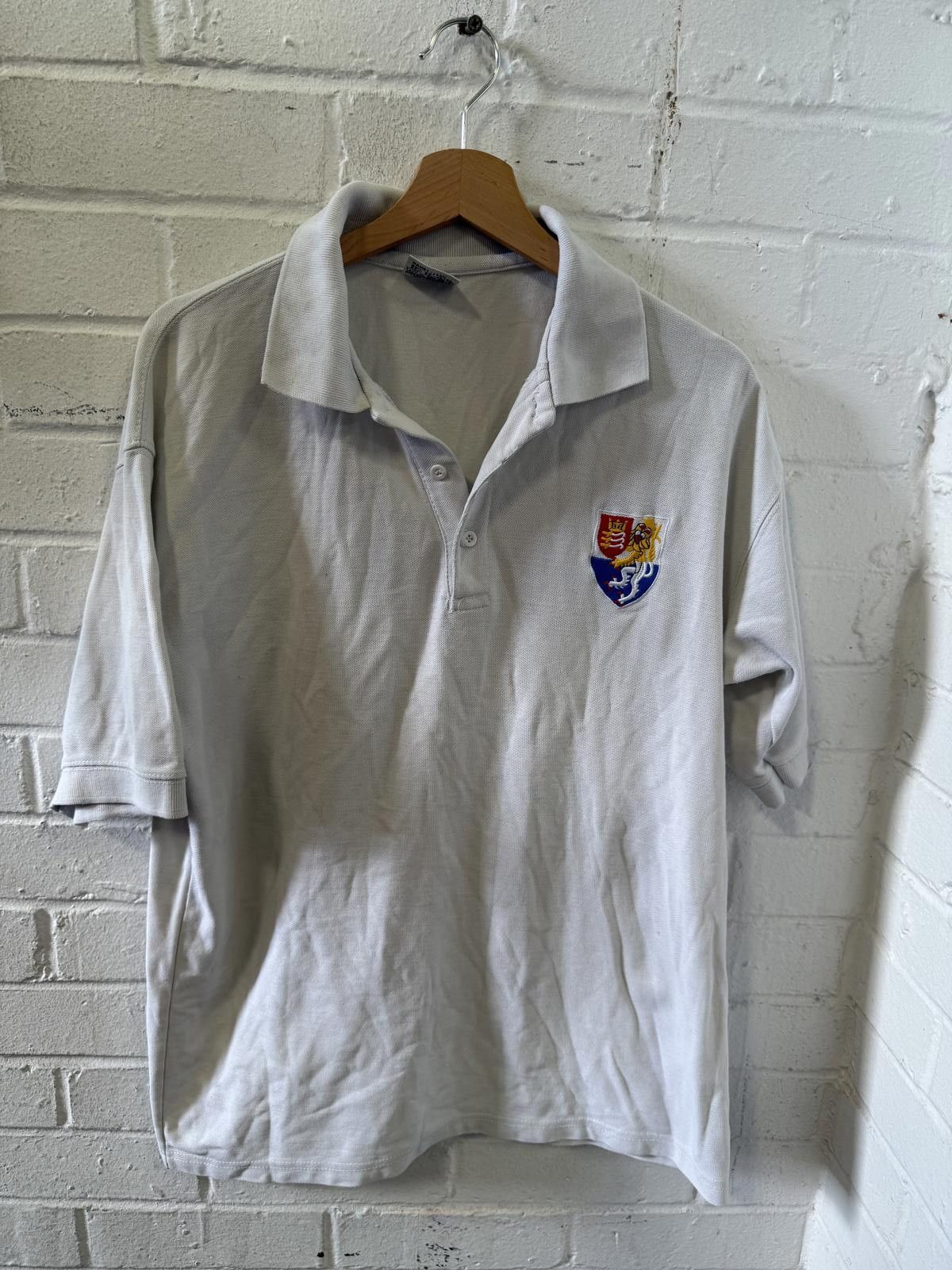 Designer Sportex Vintage Polo Shirt with Crest - Size L Size US L / EU 52-54 / 3 - 1 Thumbnail