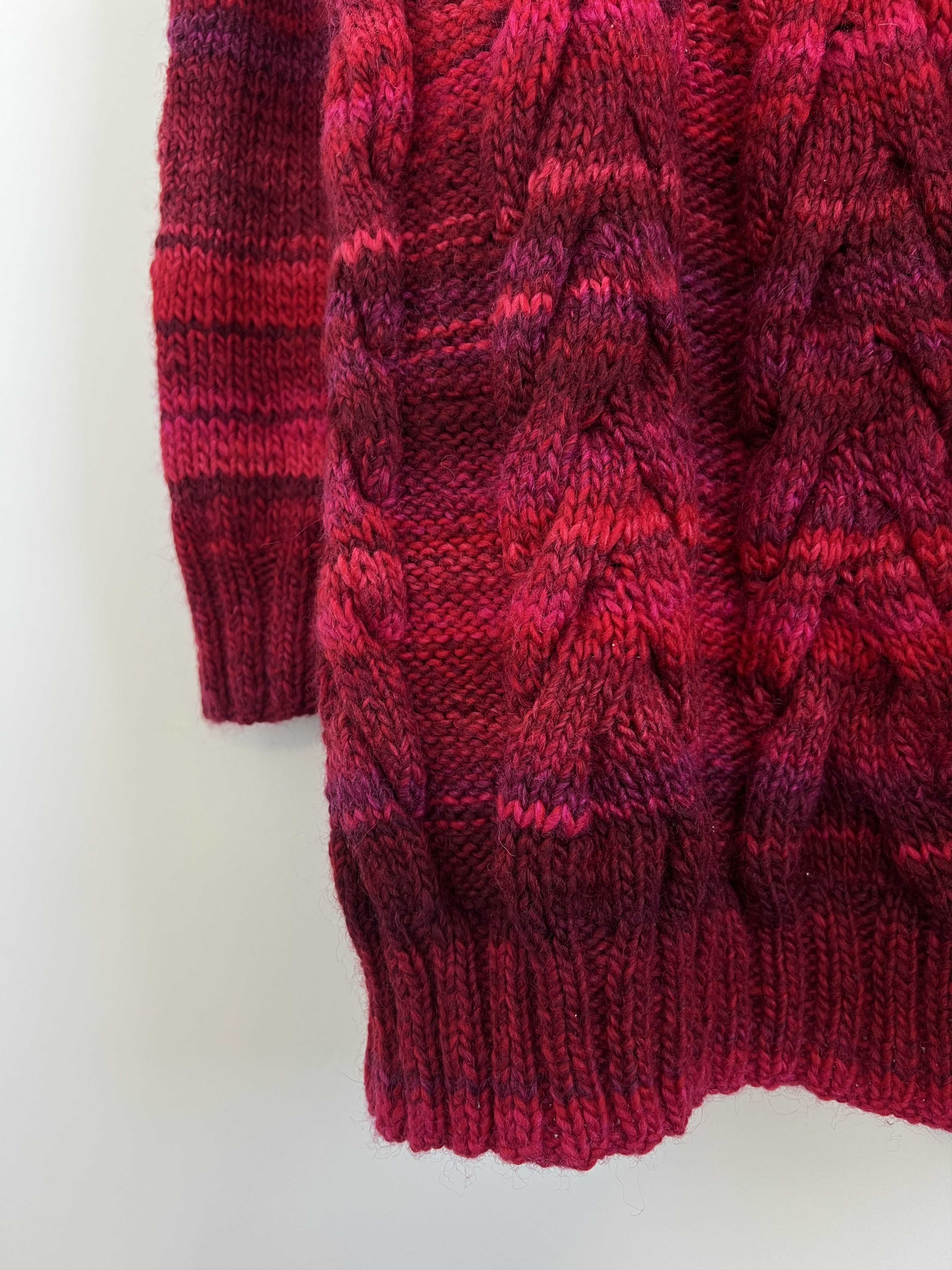 Handmade Wool Cardigan Size ONE SIZE - 5 Thumbnail