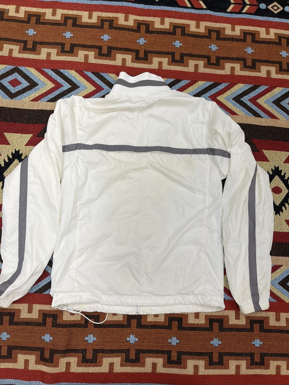 Nike × Vintage NIKE TENNIS TRACKSUIT JACKET WHITE Size US S / EU 44-46 / 1 - 4 Thumbnail