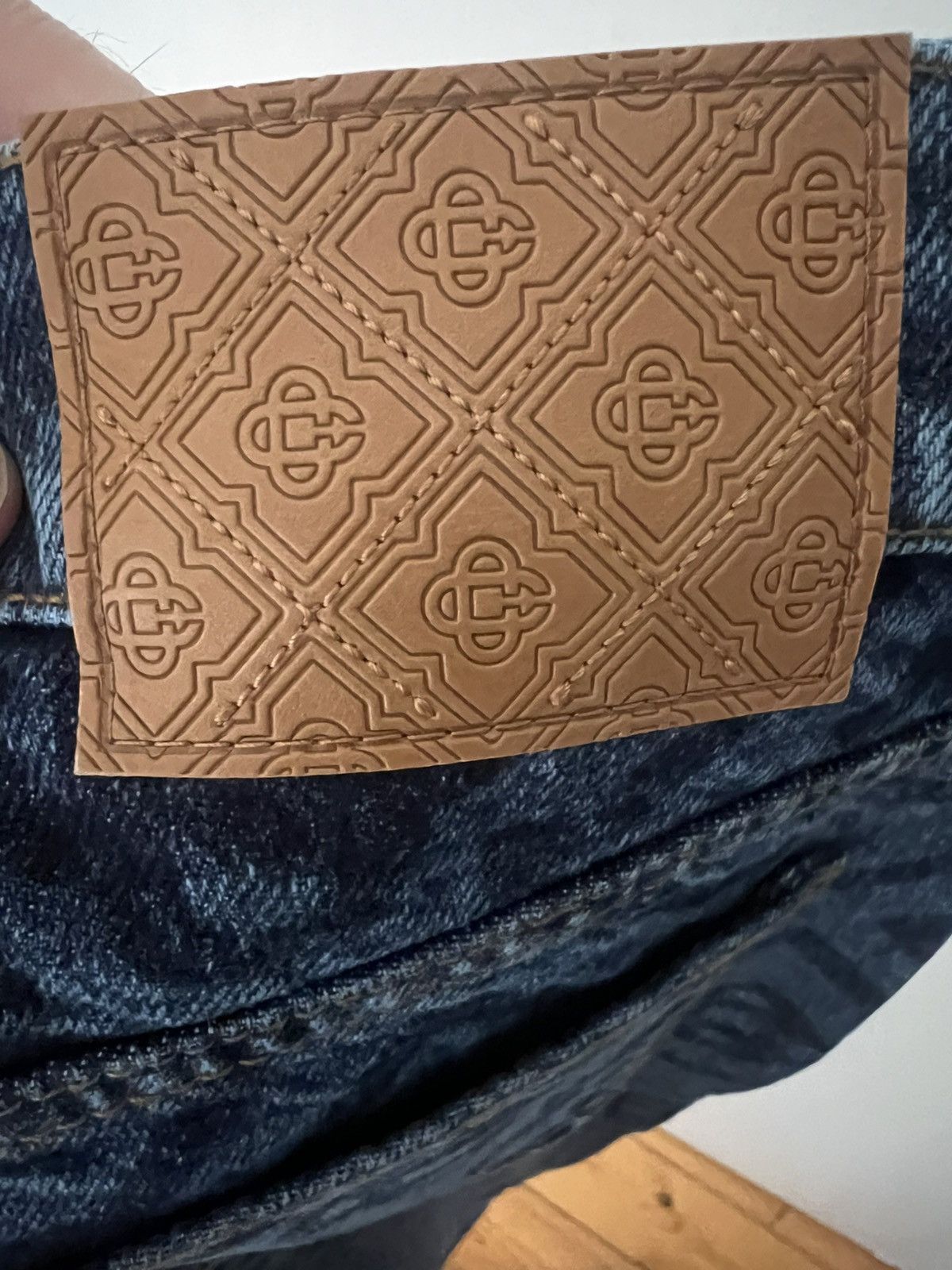 Casablanca Casablanca Laser Monogram Denim Jeans Men Sz W36 Size US 35 - 4 Thumbnail