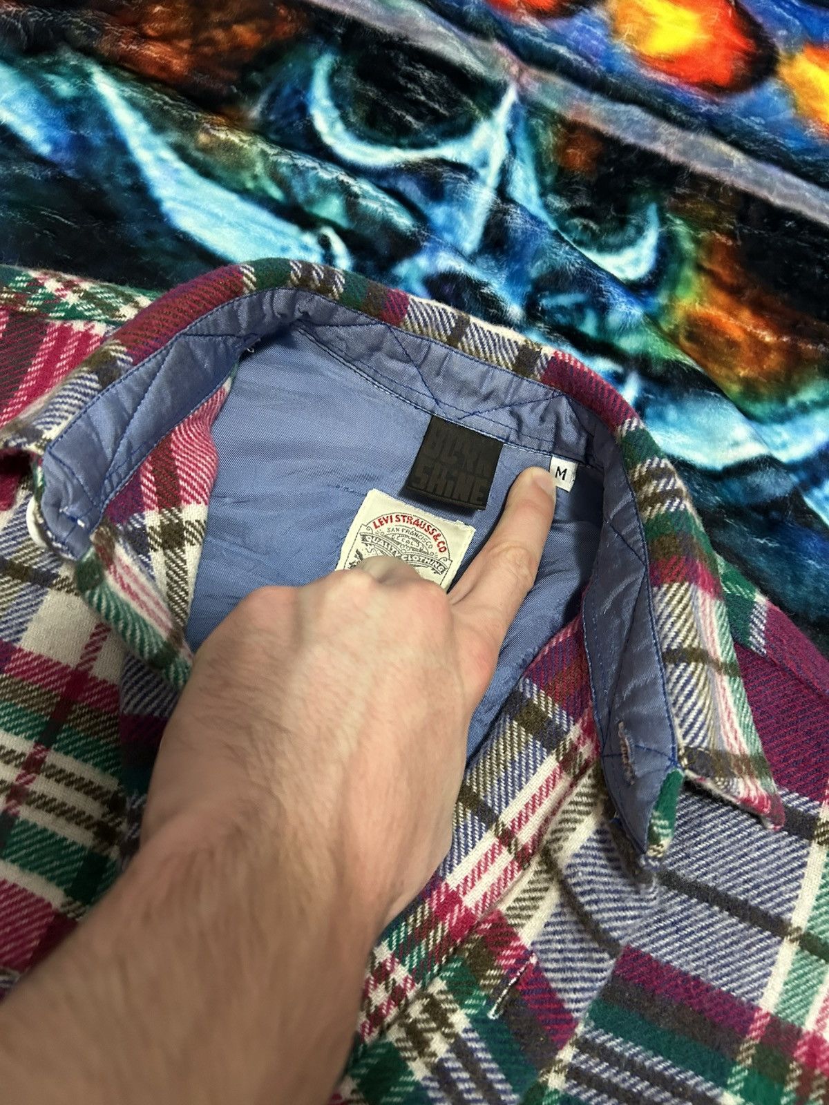Japanese Brand Born2shine flannel shirt Size US M / EU 48-50 / 2 - 5 Thumbnail