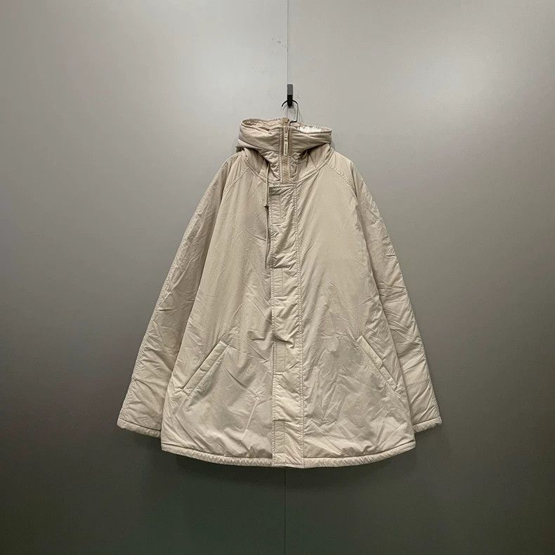 Balenciaga Balenciaga Beige Down Cotton Coat - dmc Size US M / EU 48-50 / 2 - 1 Thumbnail