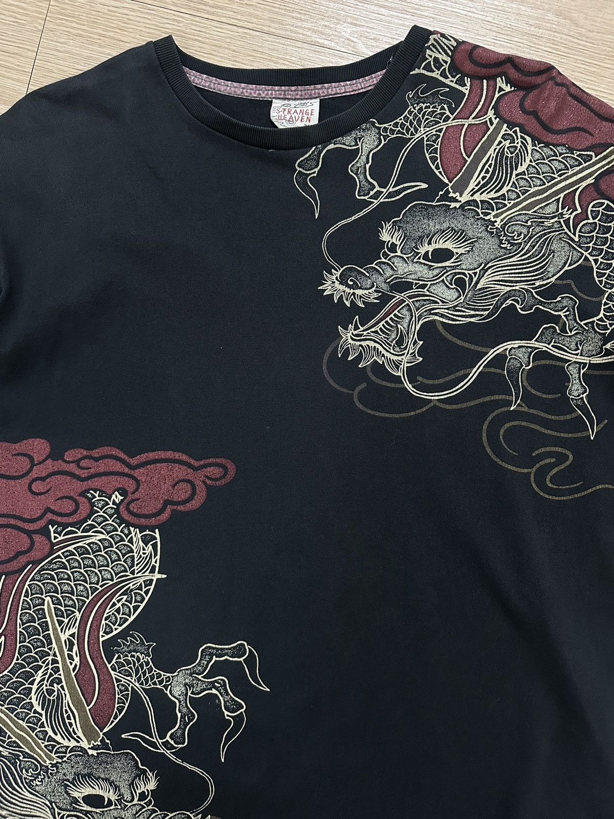 Rare Beautiful Strange Heaven Dragon Sukajan Design L/S Tee