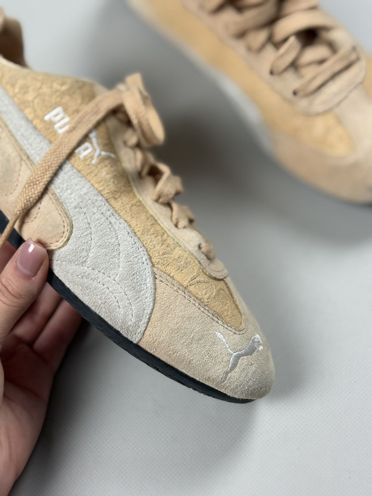 Puma Puma Speedcat Vintage Ladies Suede Low Top Sneakers Shoes Size US 6.5 / IT 36.5 - 8 Thumbnail