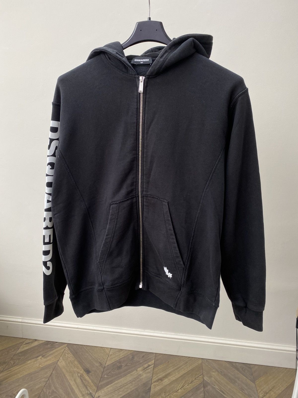 Dsquared2 Vintage Dsquared2 Zip Kids Hoodie Size US XXS / EU 40 - 3 Thumbnail