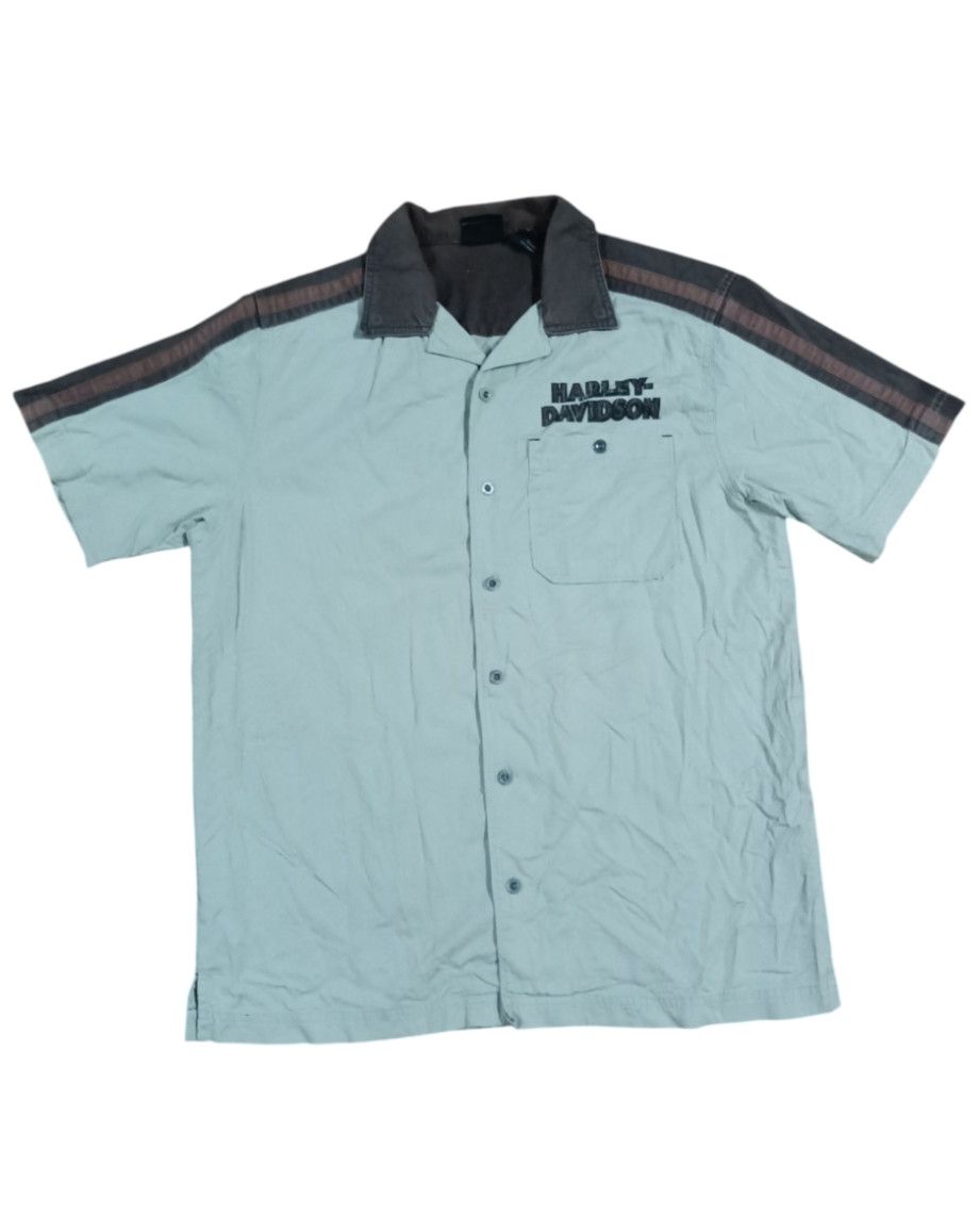 HARLEY DAVIDSON WORK SHIRT x VINTAGE
