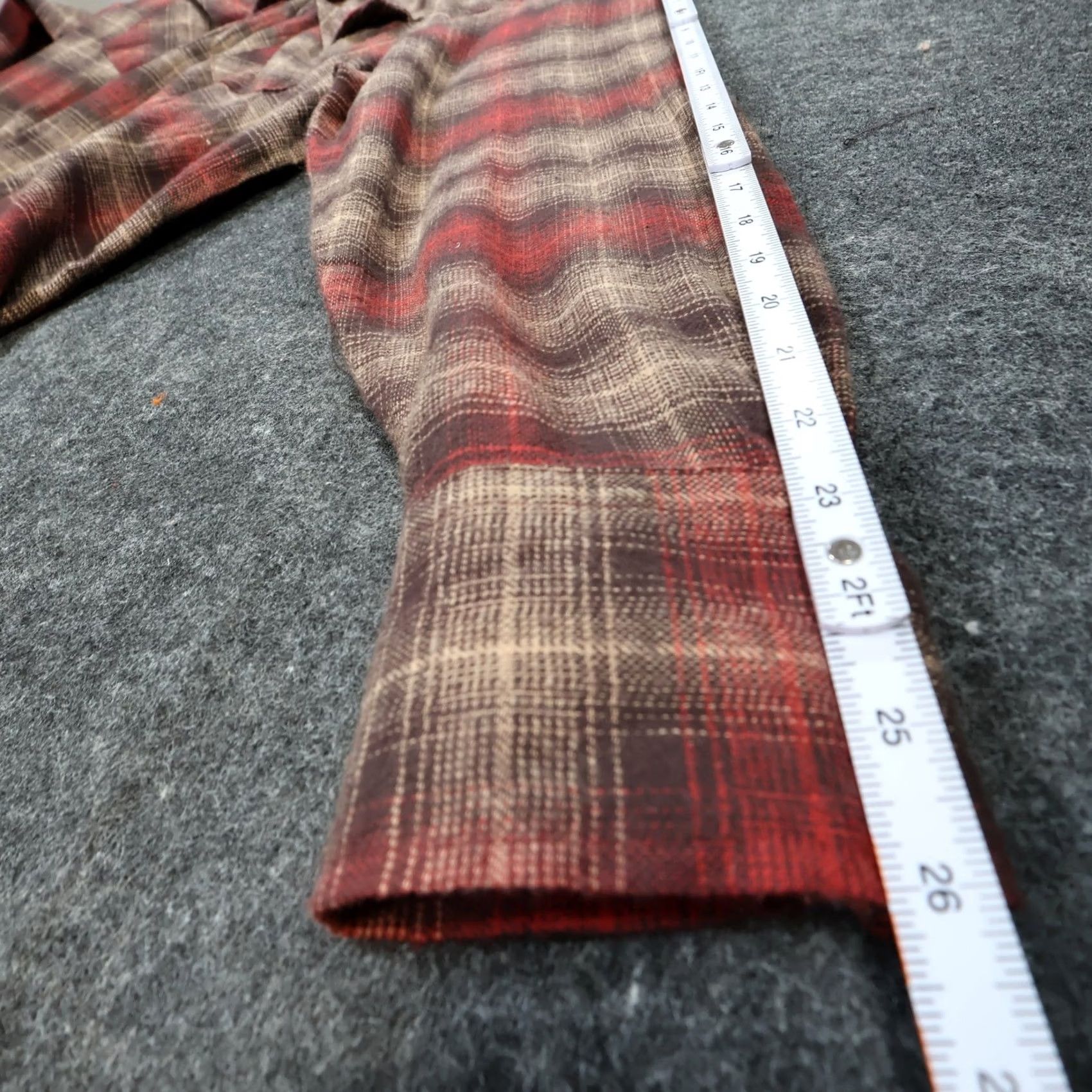 Vintage Canyon Guide Outfitters Flannel Shirt Mens XL Red Plaid Western Snap Size US XL / EU 56 / 4 - 4 Thumbnail