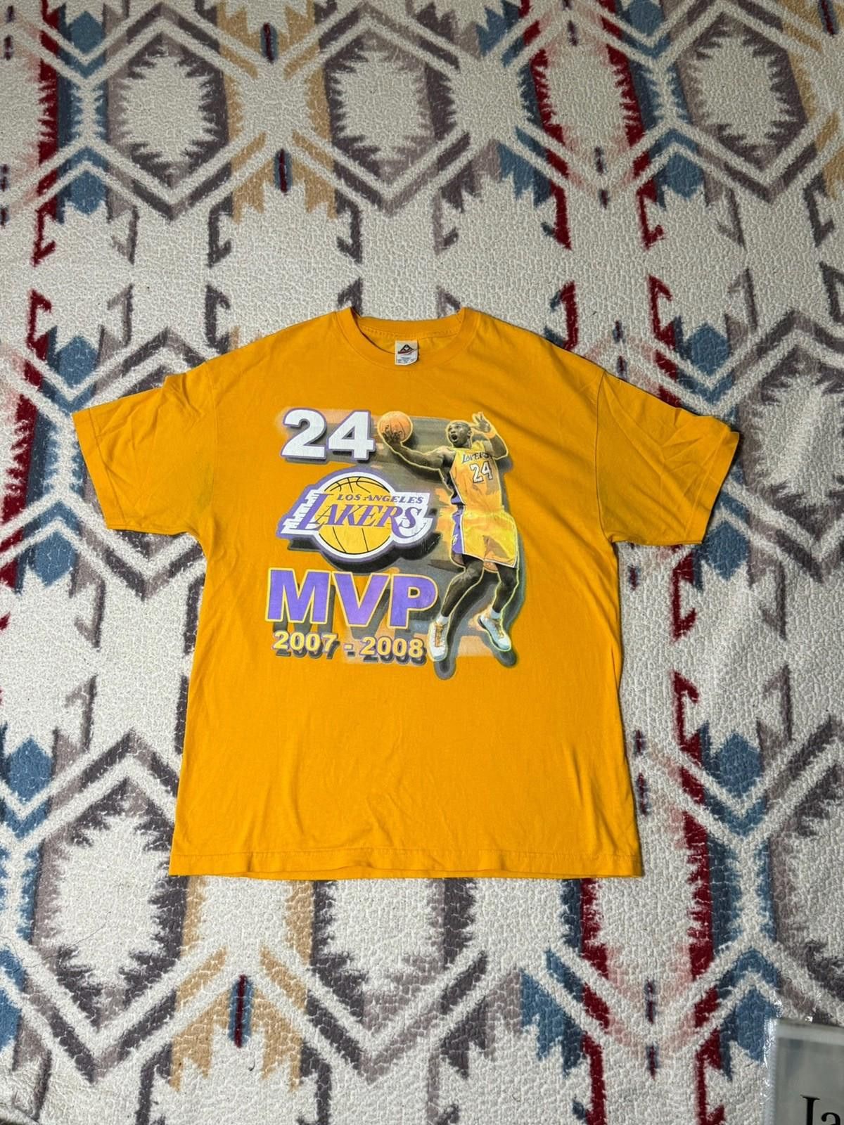 Alstyle Rare Vintage 2007 Original Kobe Bryant XL Lakers MVP Rap Tee Size ONE SIZE - 1 Thumbnail