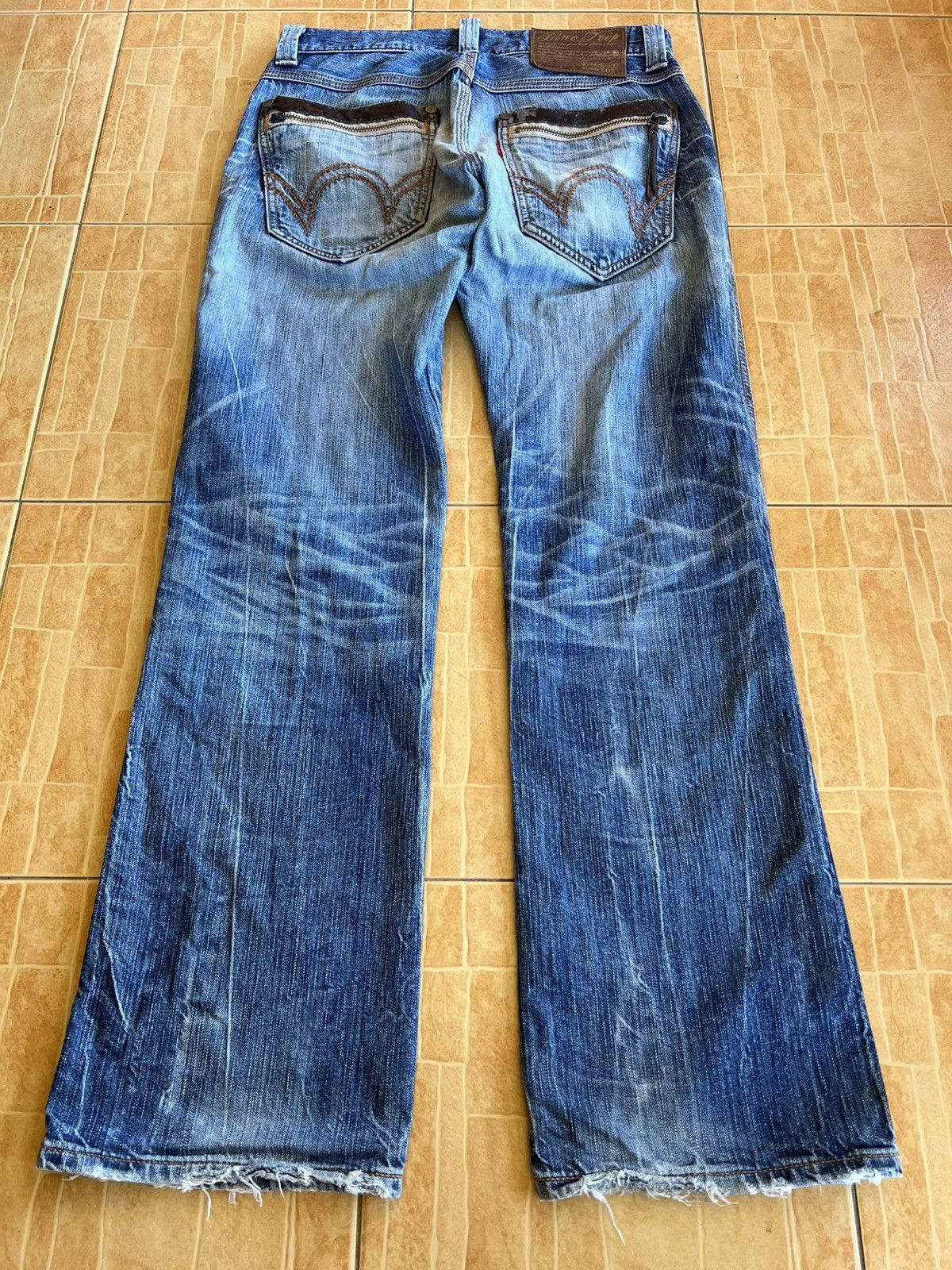 Edwin Vintage Edwin 503 Flare Mud Wash Jean Size US 31 - 2 Thumbnail
