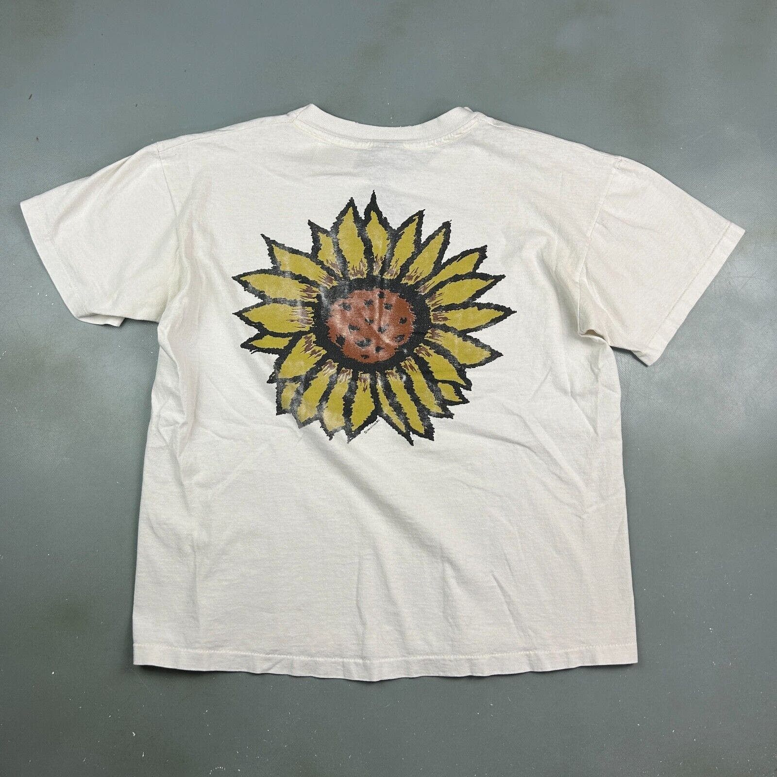 Vintage VINTAGE 90s | Shippensburg University Sunflower T-Shirt sz L Size US L / EU 52-54 / 3 - 7 Thumbnail