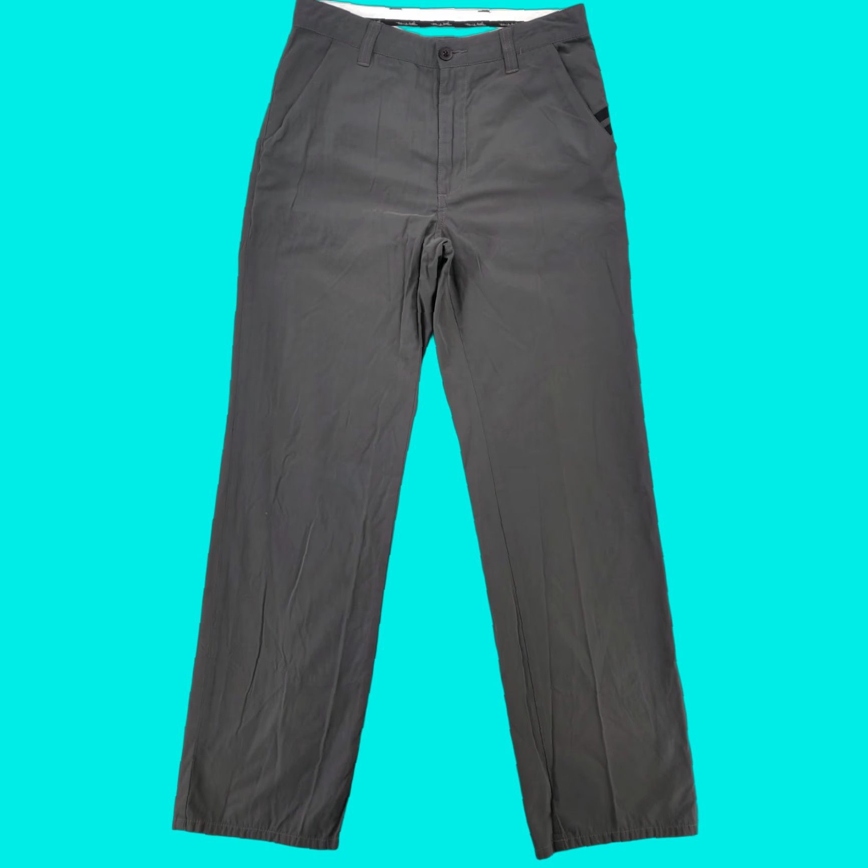 TravisMathew Travis Mathew Pants Mens 30x31 Grey Performance Chino Casual Golf Logo Size US 30 / EU 46 - 1 Thumbnail