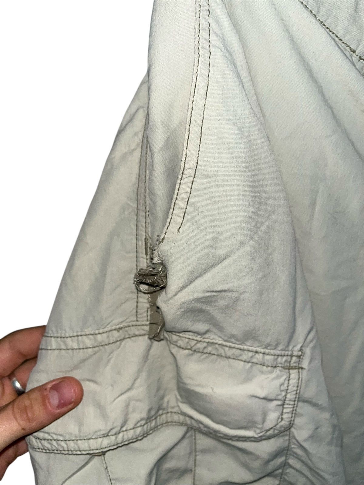 Fjallraven Vintage Fjällräven Cargo Shorts Light Grey Outdoor HikingY2K Size US 40 / EU 56 - 5 Thumbnail