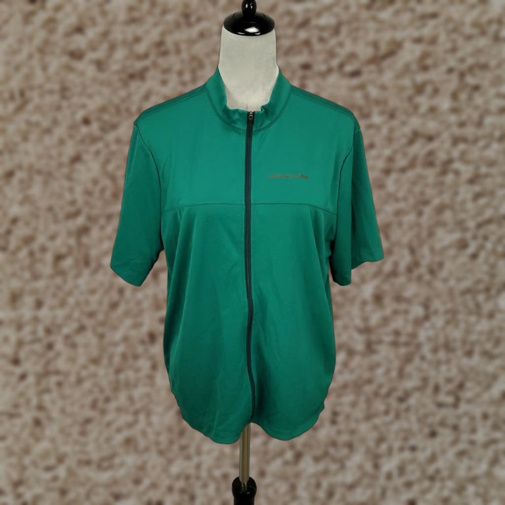 PEARL iZUMi Pearl Izumi Womens Jacket XL Green Full Zip Lightweight Windbreaker Stretch Breathable Athletic Activewear Size XL / US 12-14 / IT 48-50 - 1 Thumbnail