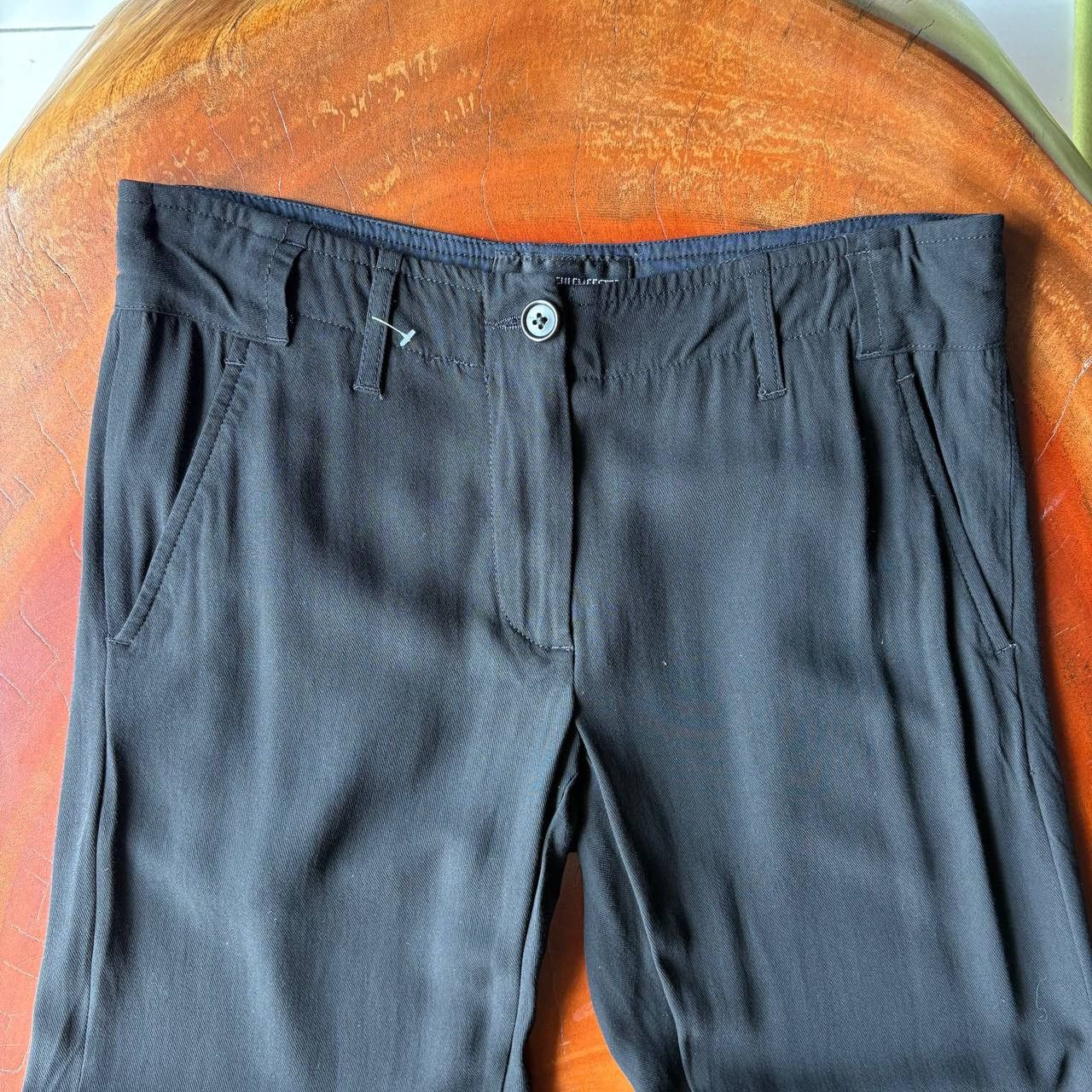 Ann Demeulemeester Ann Demeulemeester Cropped Black Rayon Ankle Pants Size US 30 / EU 46 - 3 Thumbnail