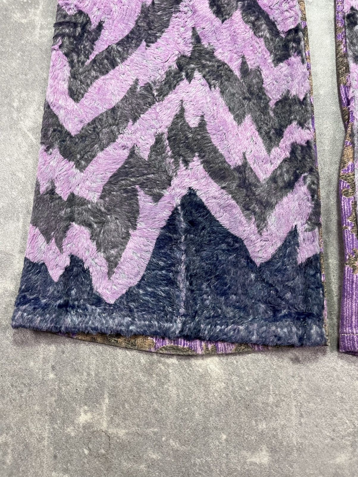 Just Cavalli SS2005 Just Cavalli Mountain Peninsula Purple Pants 26 27 Size 26" / US 2 / IT 38 - 5 Thumbnail