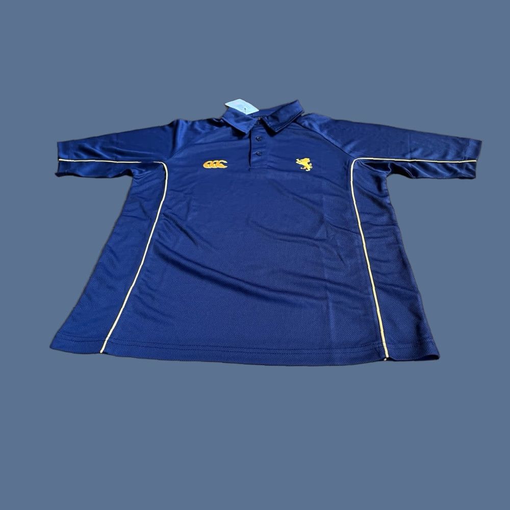 Vintage VINTAGE Canterbury New Zealand Auckland Grammar Sports Polo Mens XXS Blue Rugby Size US XXS / EU 40 - 1 Thumbnail