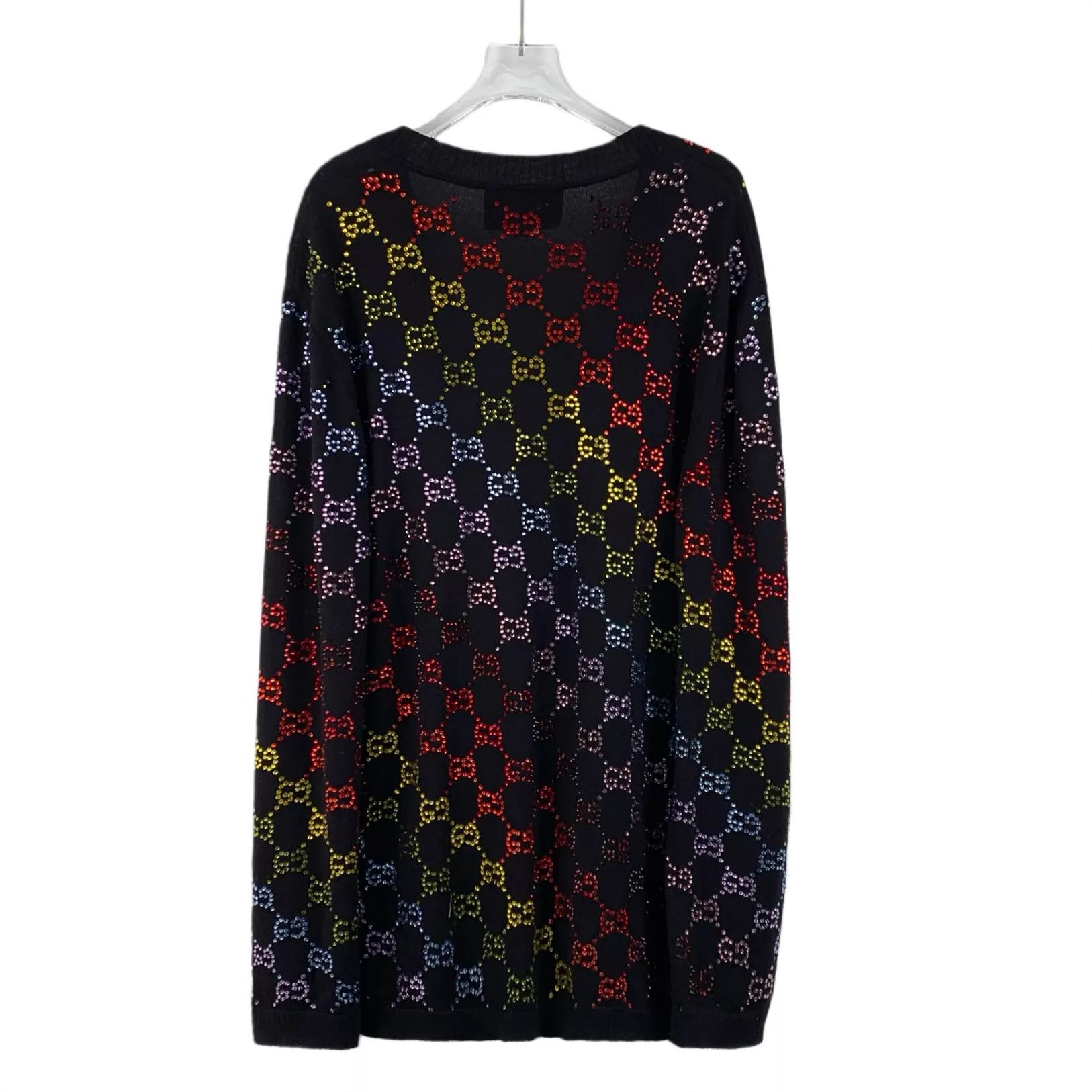 Gucci gucci black knitted cardigan Size L / US 10 / IT 46 - 2 Thumbnail