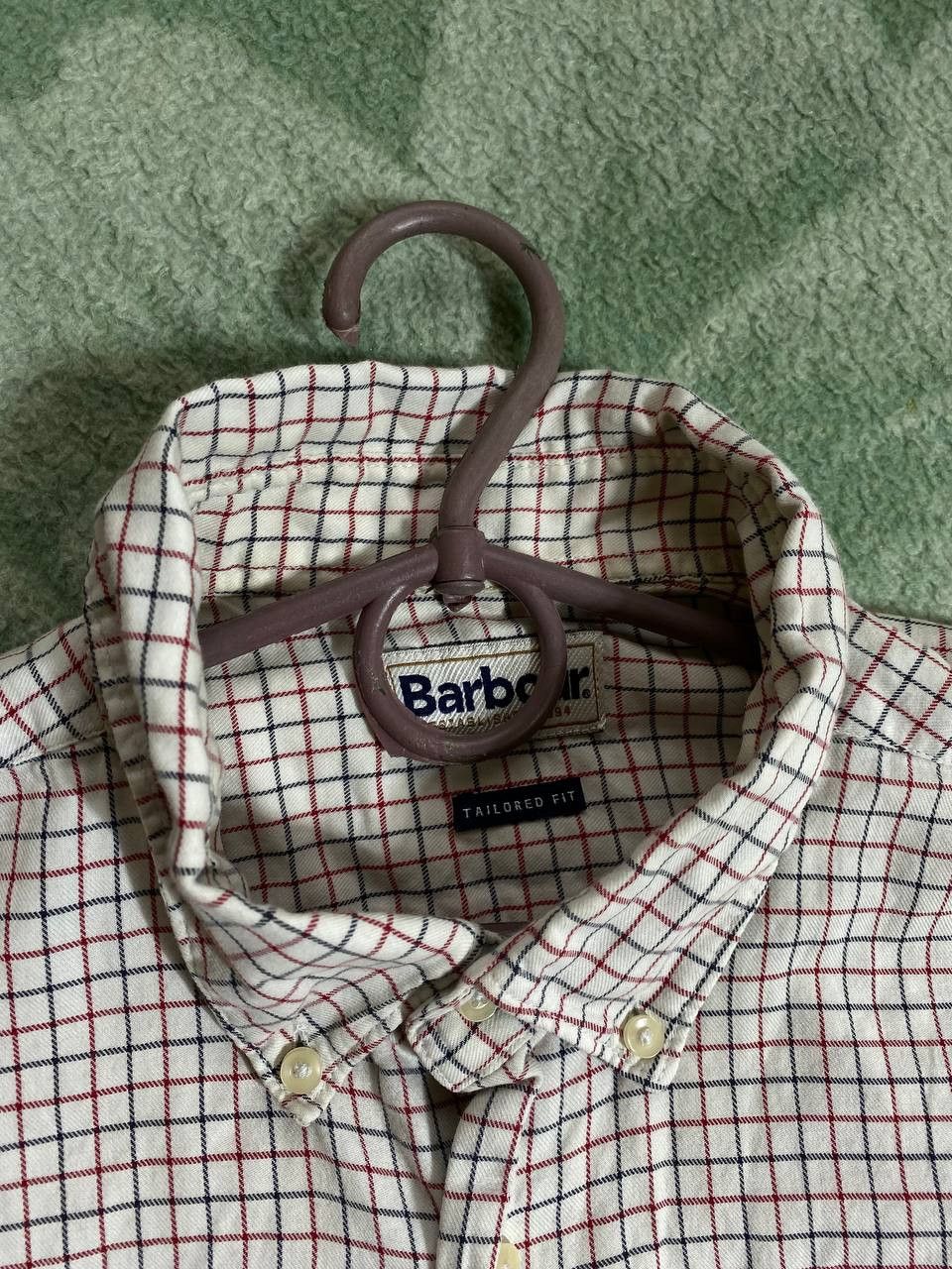 Barbour × Vintage Vintage Mens Shirt Long Sleeve Barbour Tailored fit Size US L / EU 52-54 / 3 - 12 Thumbnail