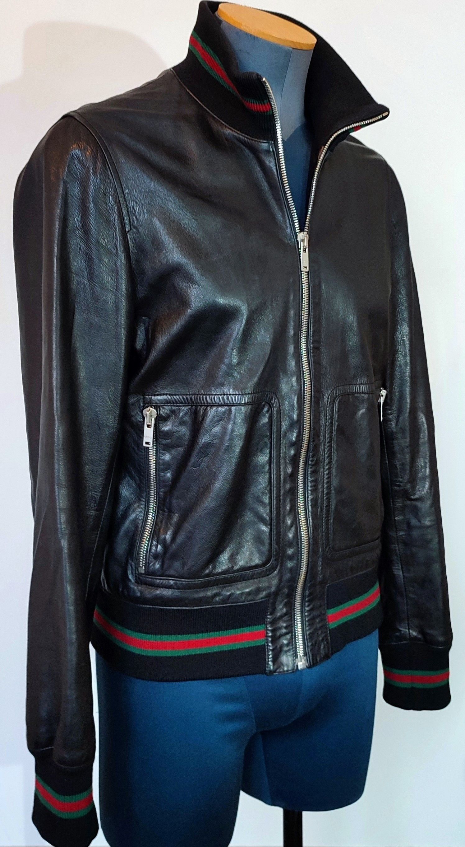 Gucci Bomber Cuir Gucci comme Neuf Size US L / EU 52-54 / 3 - 3 Thumbnail