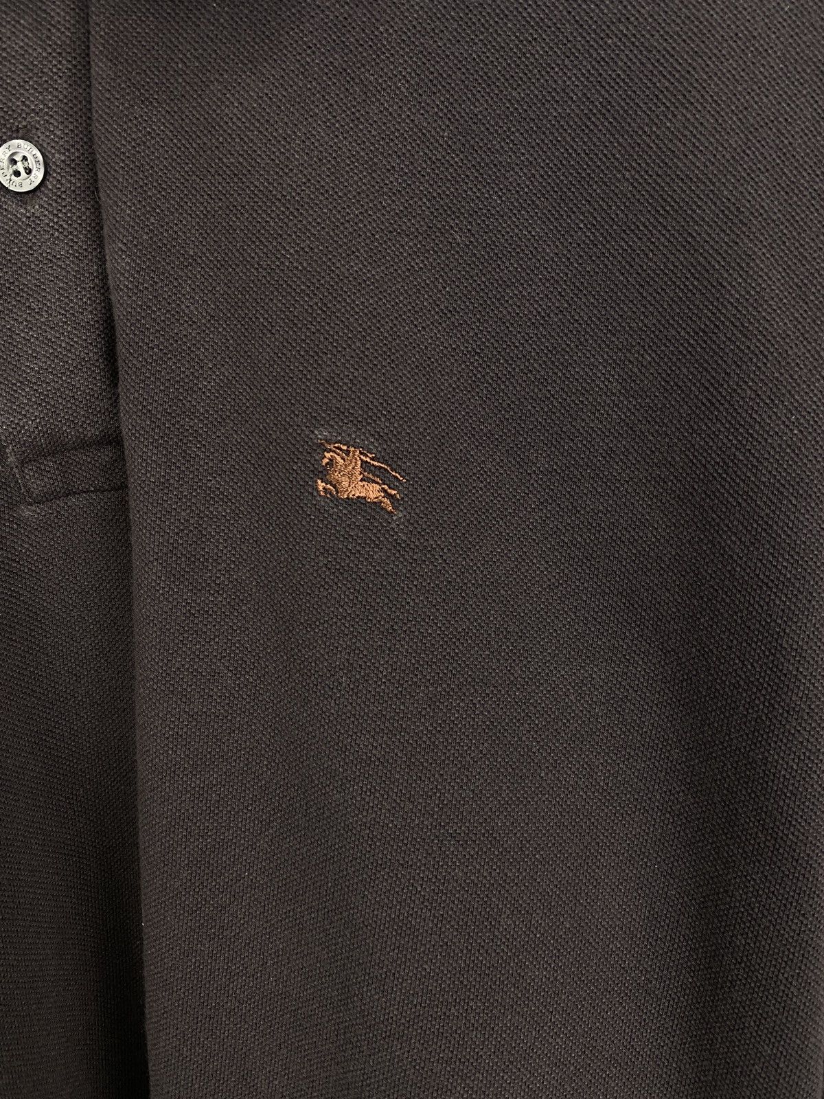 Burberry 🇬🇧 Vintage 90s Burberry London Polo T-Shirt Retro Rare Hype Size US L / EU 52-54 / 3 - 4 Thumbnail