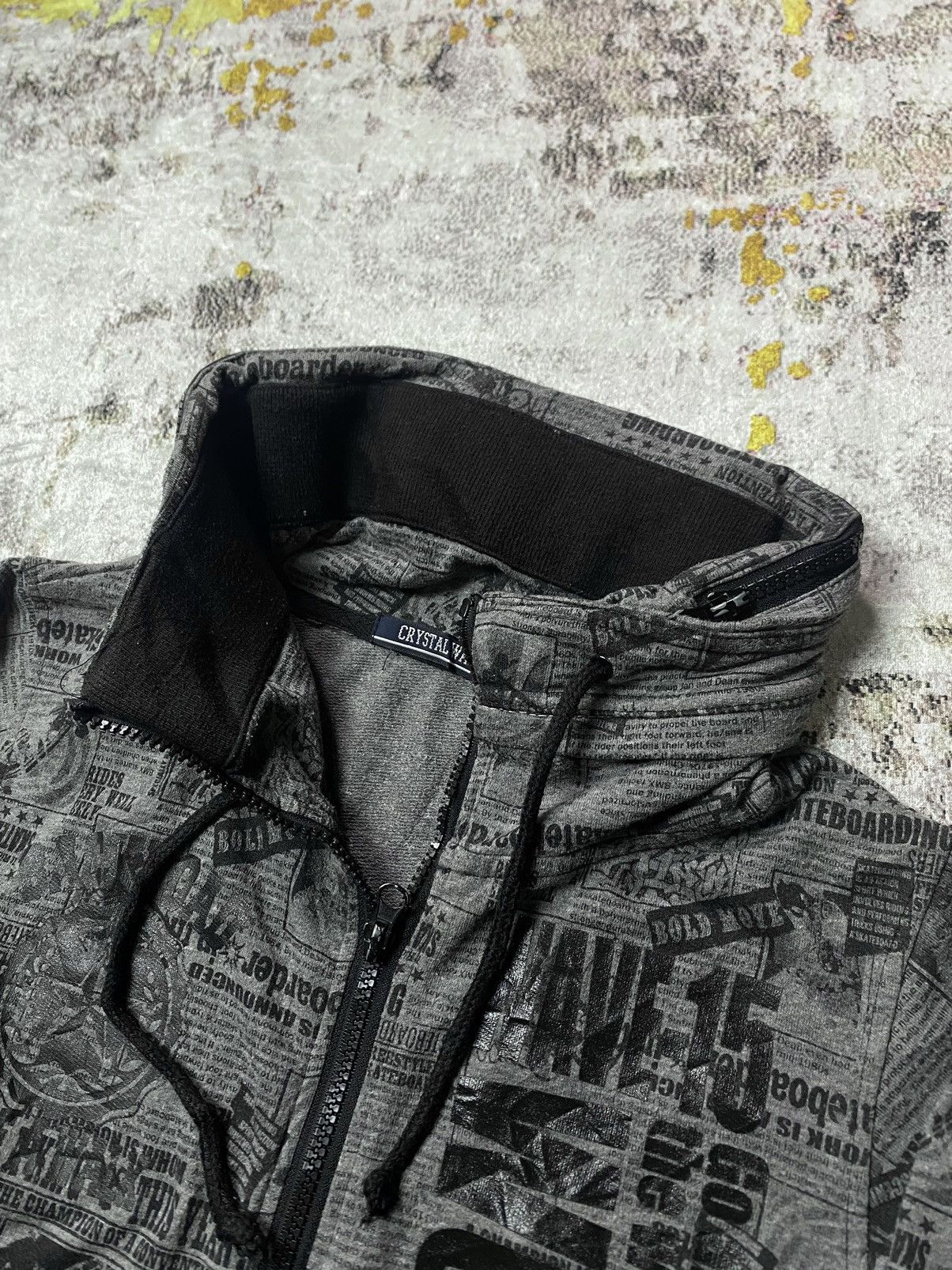 If Six Was Nine Japanese Cyrstal Wafe Hidden Hoodie Goa Bono style Size US S / EU 44-46 / 1 - 4 Thumbnail