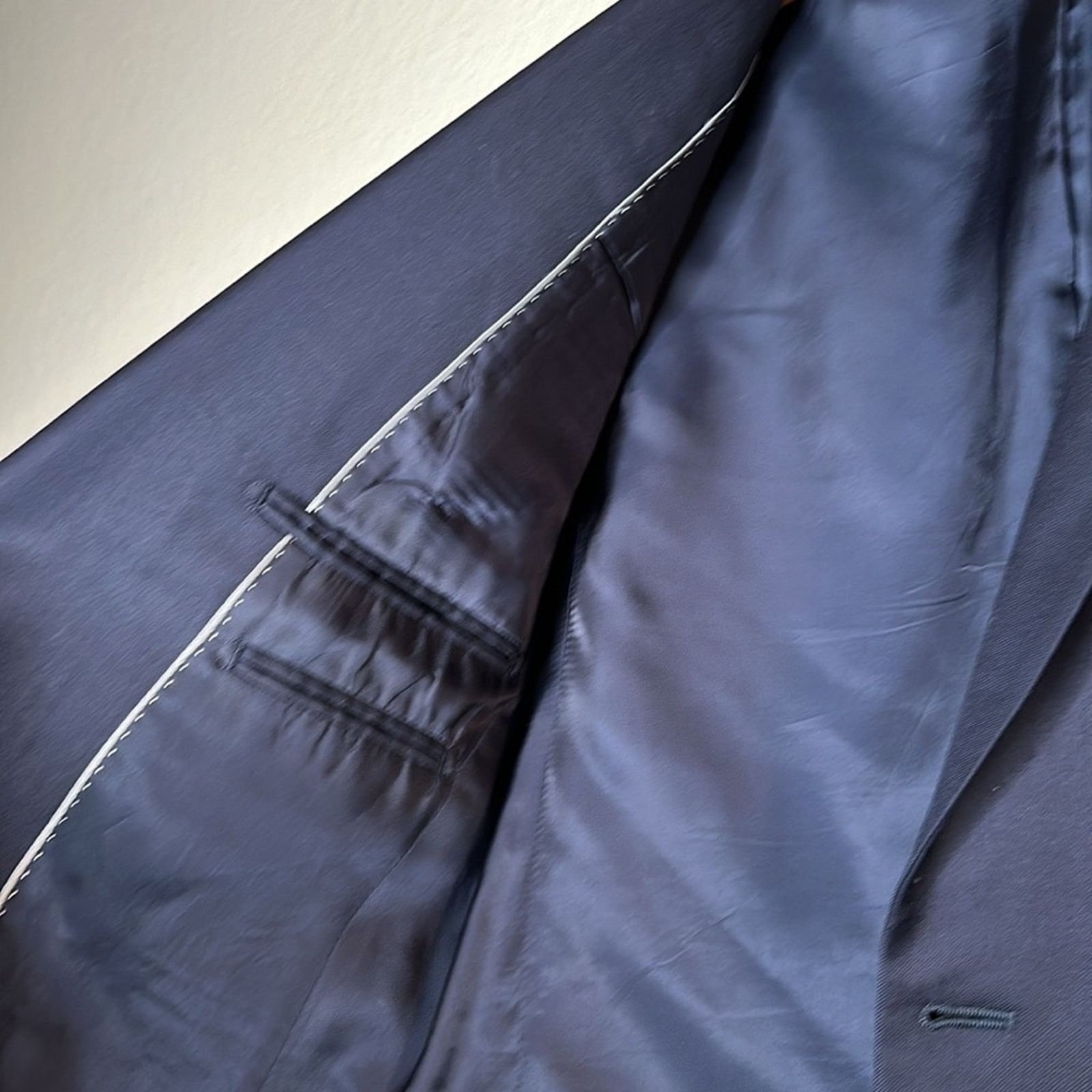 Theory NEW Theory Xylo Regular Fit 100% Wool Sport Coat Blue 36R Size 36R - 11 Thumbnail