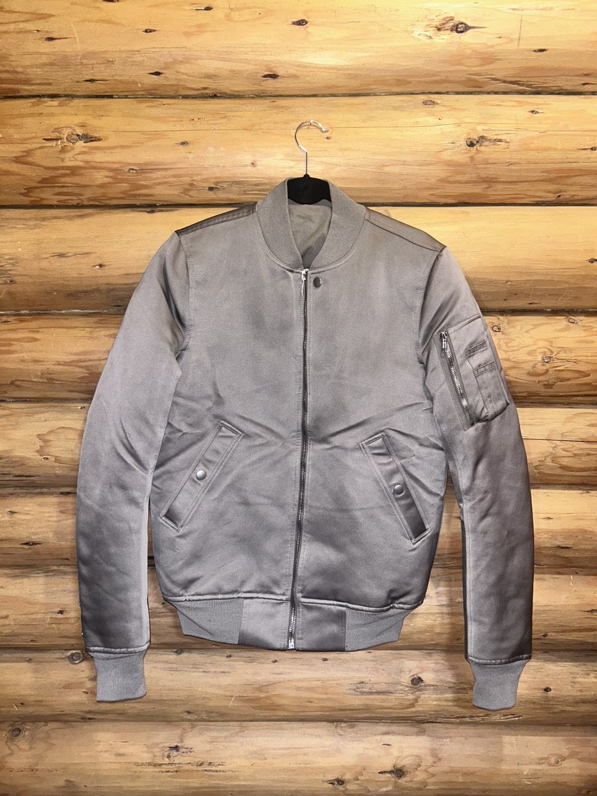 Rick Owens Rick Owens Bomber Jacket Glitter Mainline Down Filled Size US S / EU 44-46 / 1 - 15 Thumbnail
