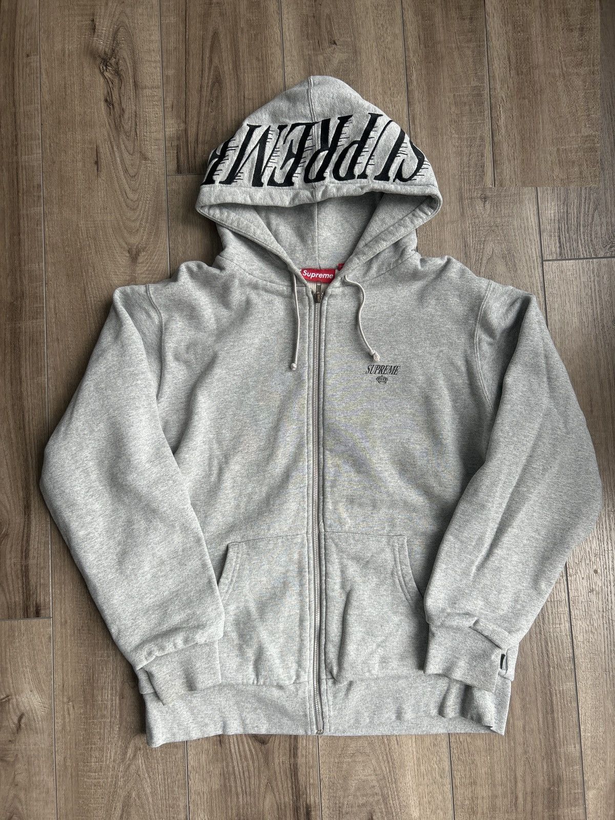 Supreme Supreme Thermal Lined Hood Logo Hoodie Size US L / EU 52-54 / 3 - 2 Thumbnail
