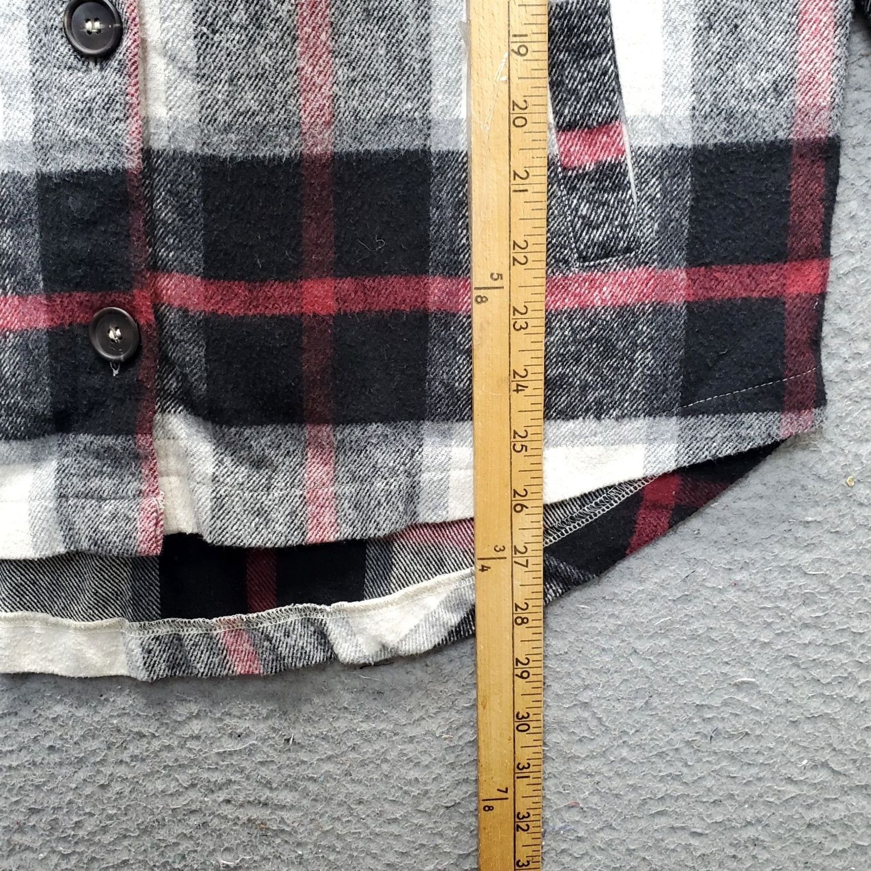 Vintage ZENANA Flannel Shacket Womens Large Multi Plaid Long Sleeve Collared Button Front Size L / US 10 / IT 46 - 3 Thumbnail