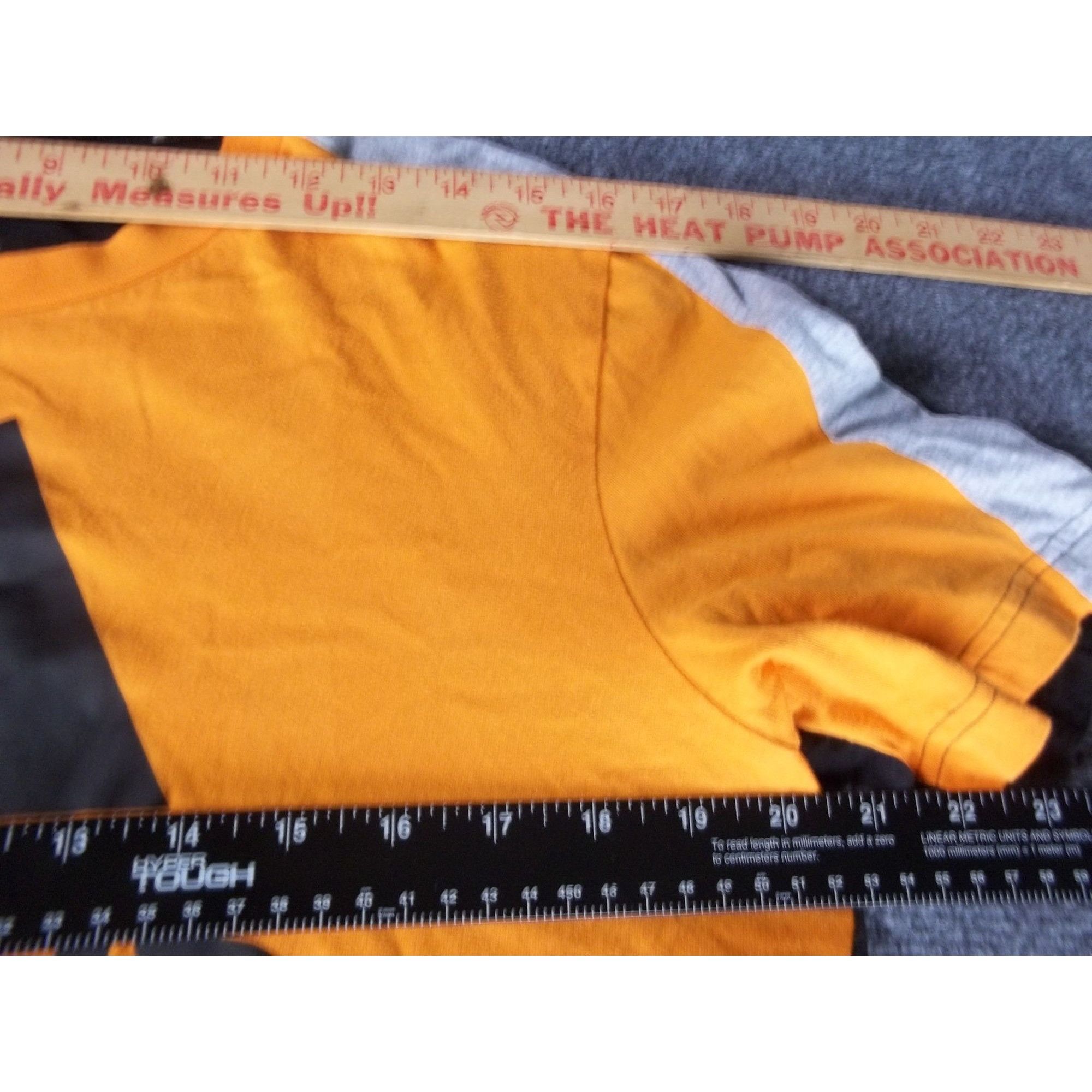 Adidas Adidas Colorblock Tshirt Men Sz M Orange Black White Casual Size US M / EU 48-50 / 2 - 5 Thumbnail