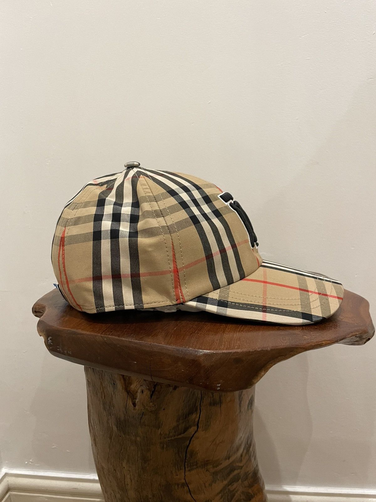 Burberry Burberry TB Vintage Check Baseball Cap Size ONE SIZE - 3 Thumbnail