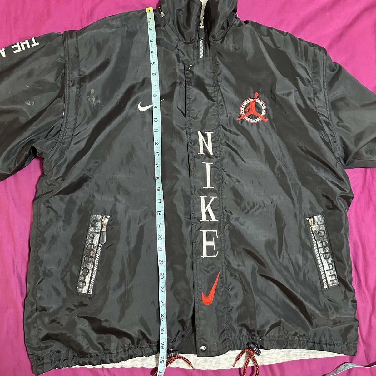 Nike Vintage 90s Nike Air Jordan Flight Club Jacket XXXL Fits XL Size US XL / EU 56 / 4 - 13 Thumbnail