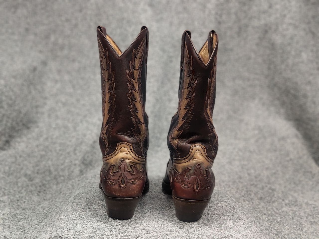 Sancho Boots Vintage Sancho Boots Leather embroidered Western Cowboy Size US 7.5 / EU 40-41 - 8 Thumbnail