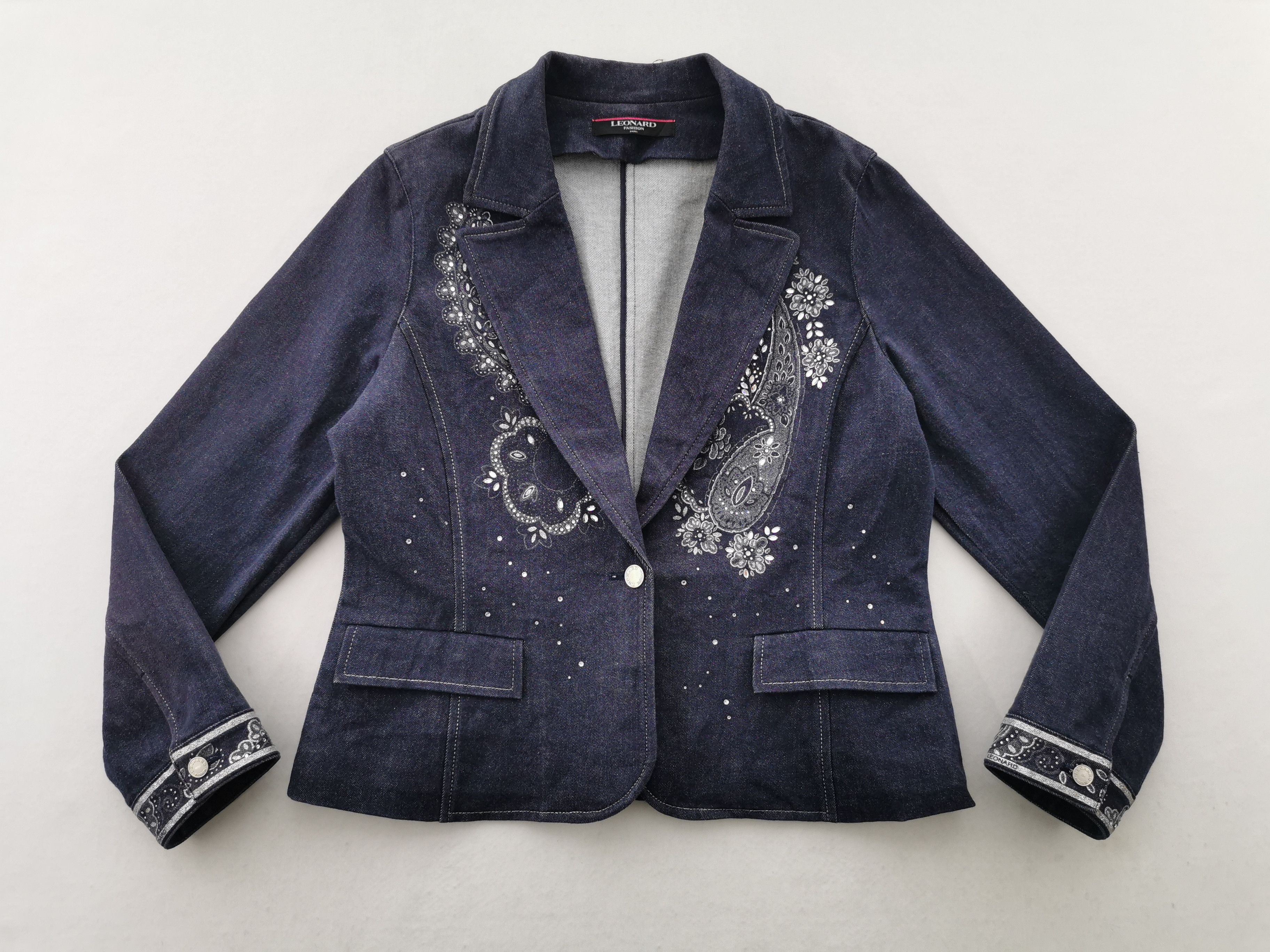 Leonard Paris Vintage Leonard Denim Jacket Made In Japan Womens Size S Size S / US 4 / IT 40 - 1 Thumbnail