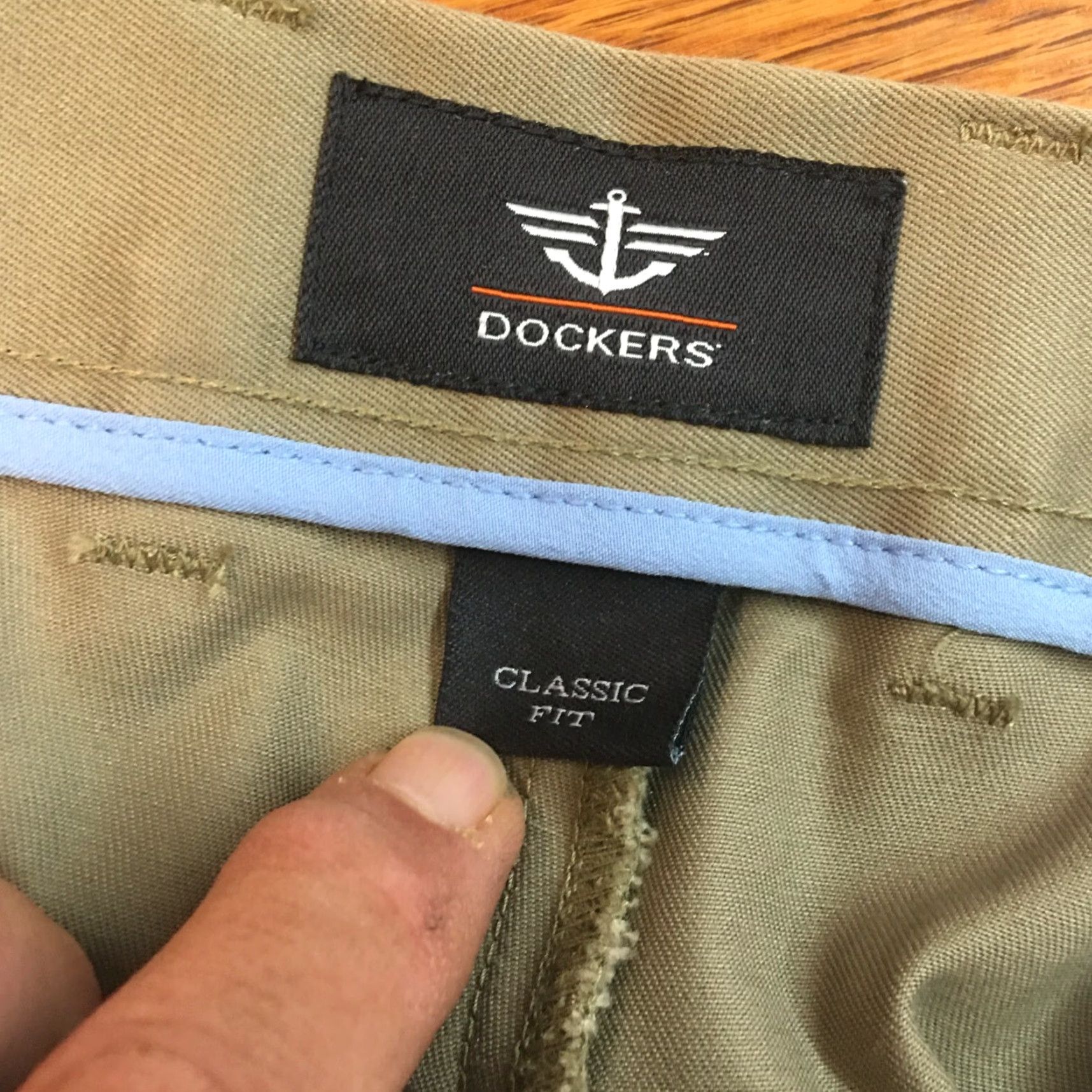 Dockers DOCKERS Mens Casual Flat Front Straight Kaki Trouser Dress Pants Size 38 X32 Size US 38 / EU 54 - 5 Thumbnail