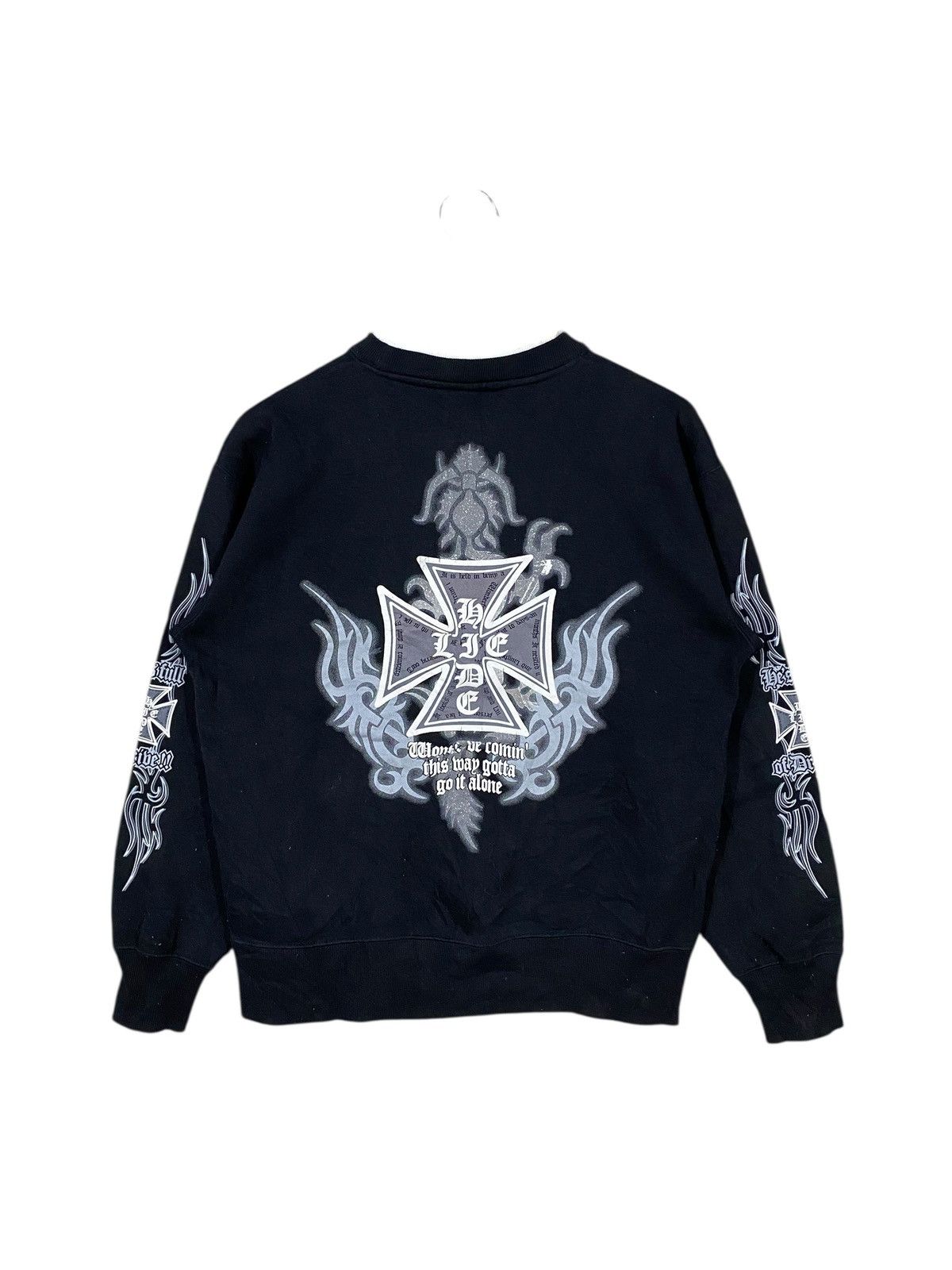 Beaumere Vintage y2k beaumere cross sweatshirt crewneck back hit Size US M / EU 48-50 / 2 - 1 Thumbnail