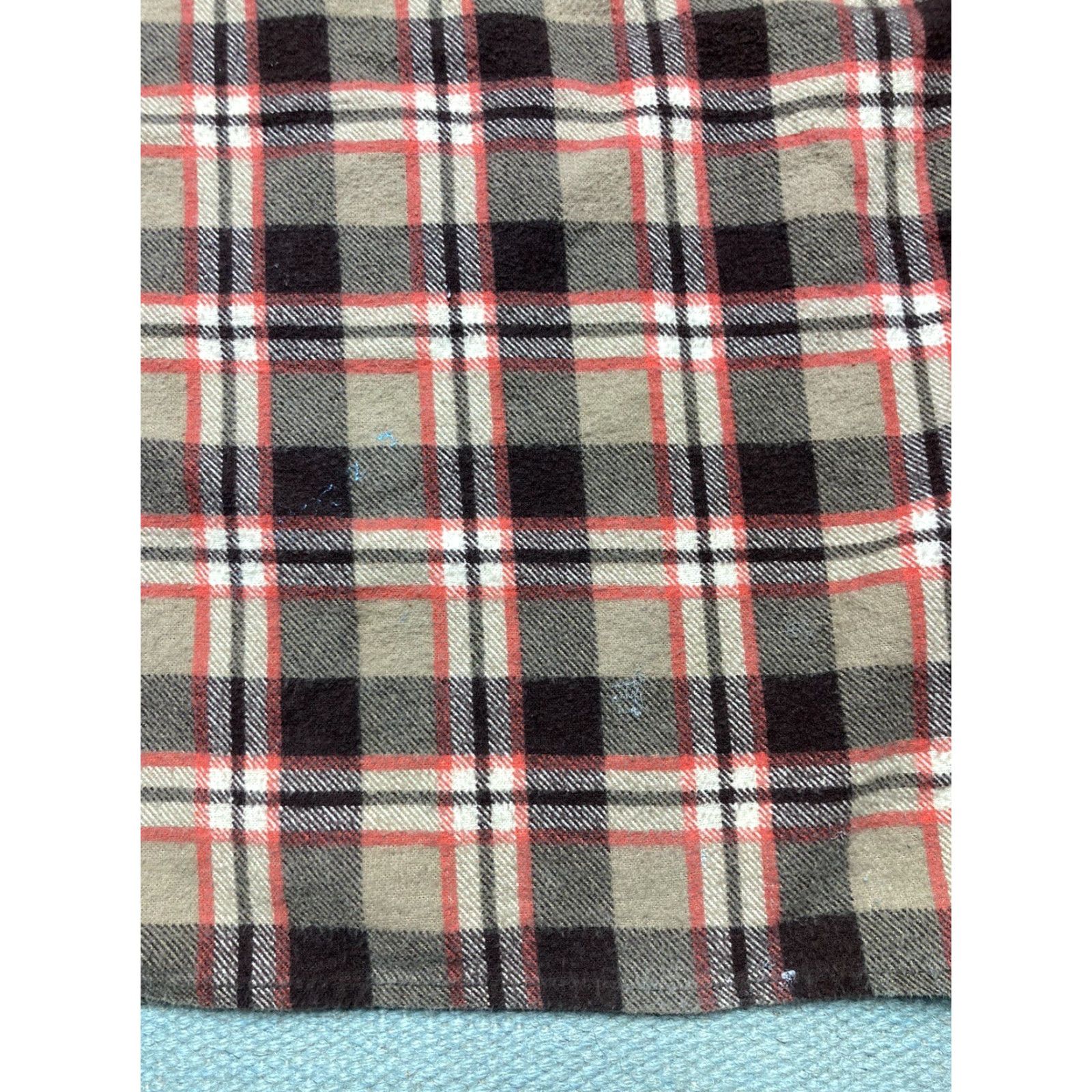 Dickies VINTAGE Dickies Shirt Plaid Check Cotton Flannel Button-Up Long Sleeve Men Large Size US L / EU 52-54 / 3 - 6 Thumbnail