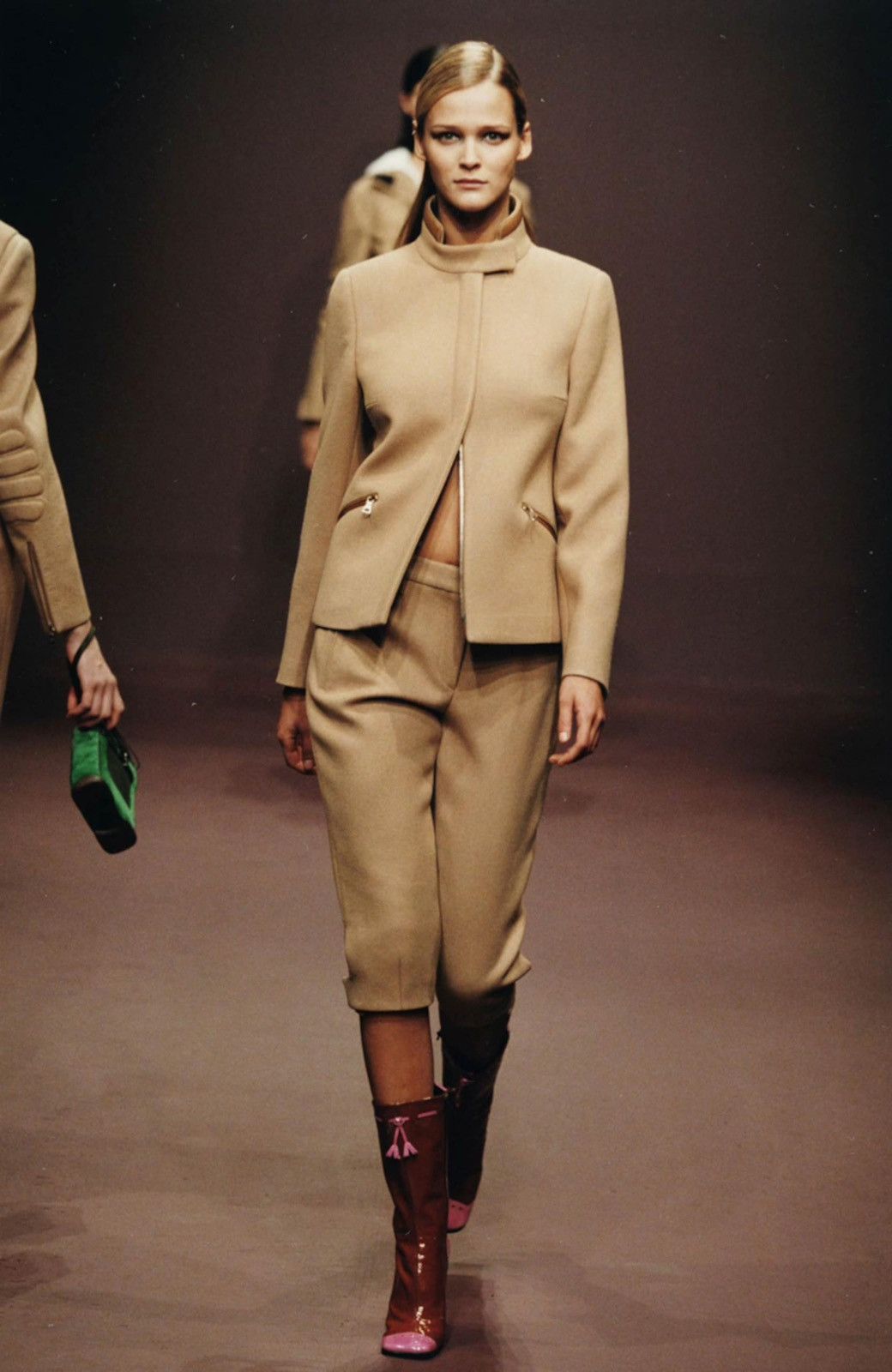 Prada Prada Vintage AW99 Camel Wool Jacket size 44 Size M / US 6-8 / IT 42-44 - 1 Thumbnail