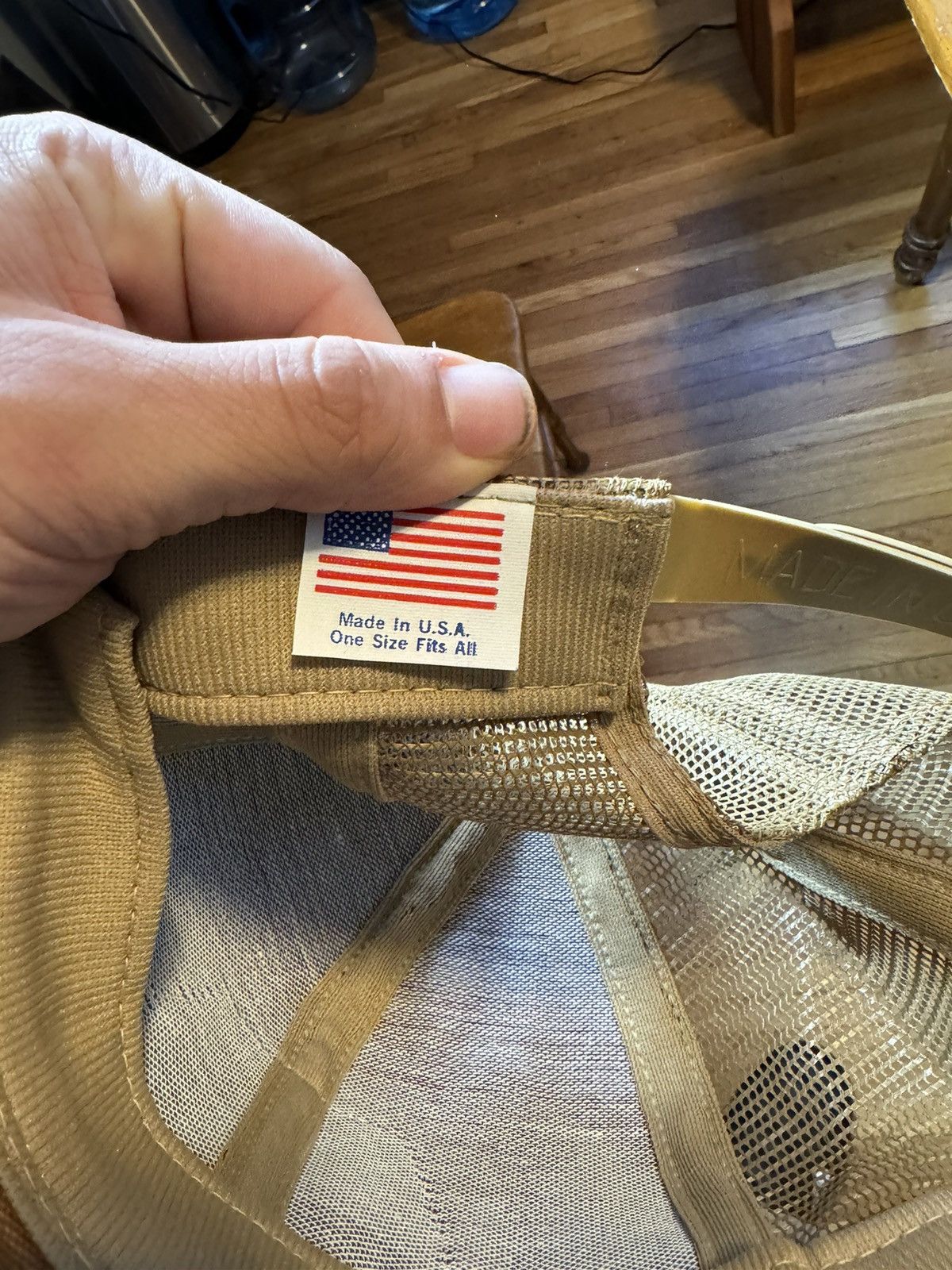 Carhartt × Vintage VTG 1989 Carhartt Centennial Eagle Patch Trucker Hat USA Size ONE SIZE - 6 Thumbnail