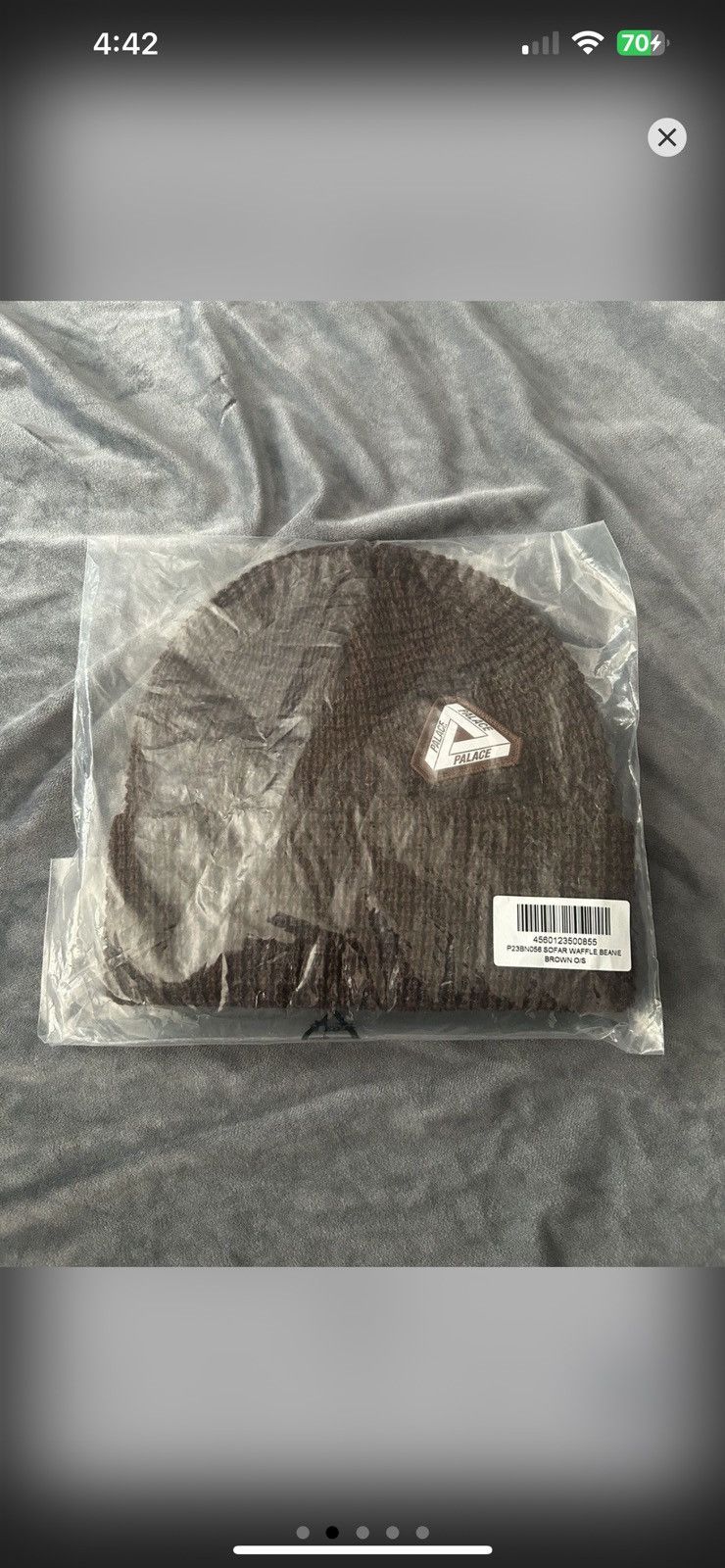 Palace Palace Sofar Beanie (Brown) FW22 Size ONE SIZE - 2 Thumbnail