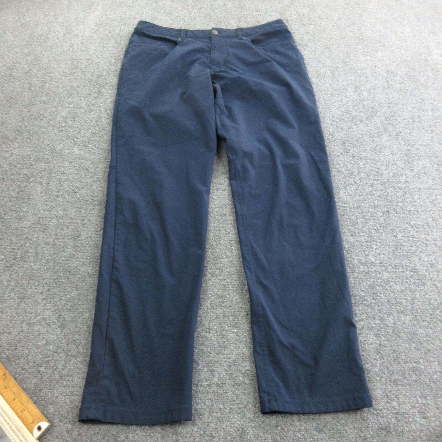 Lululemon Lululemon Pants Mens 33 Navy Straight Leg Chino Golf Casual 30in Inseam Size US 33 - 2 Thumbnail