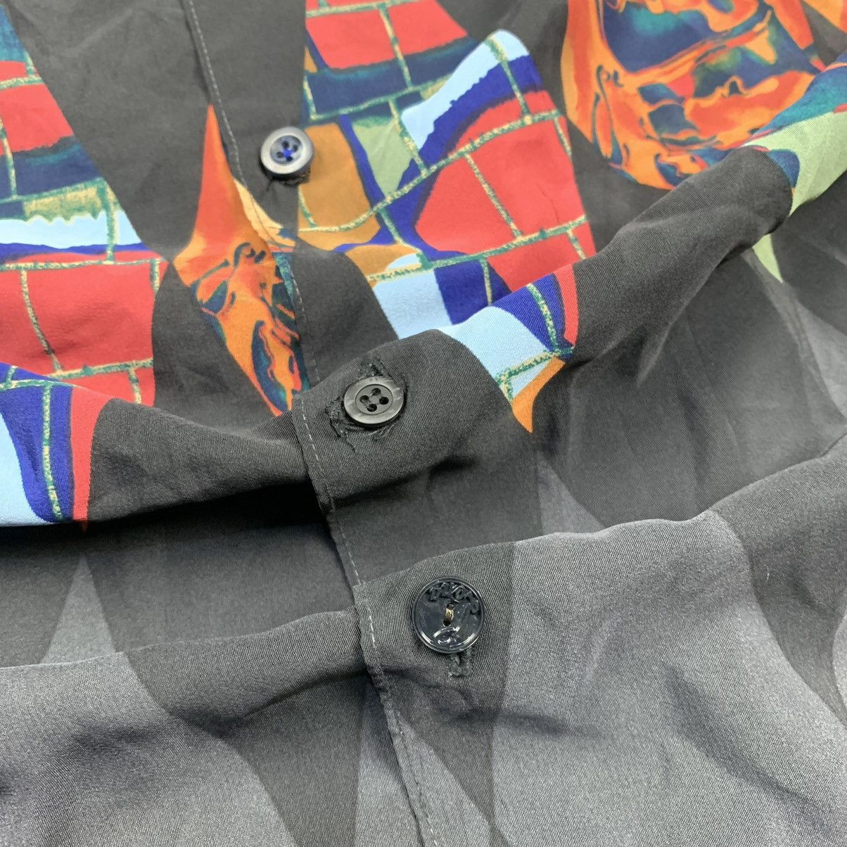 Vintage Vintage grosbec abstract print long sleeve button up shirt Size US M / EU 48-50 / 2 - 5 Thumbnail