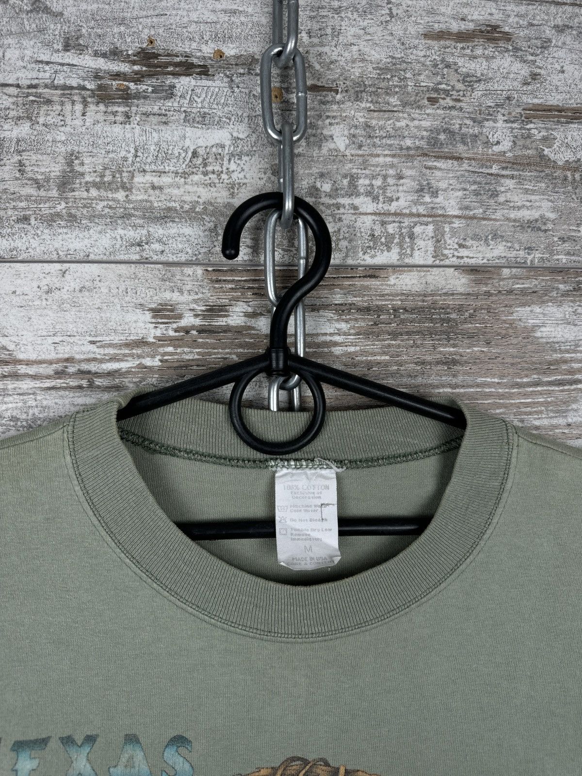 Vintage Texas Vintage 90s Dreamcatcher T-shirt single stitch olive Size US M / EU 48-50 / 2 - 6 Thumbnail